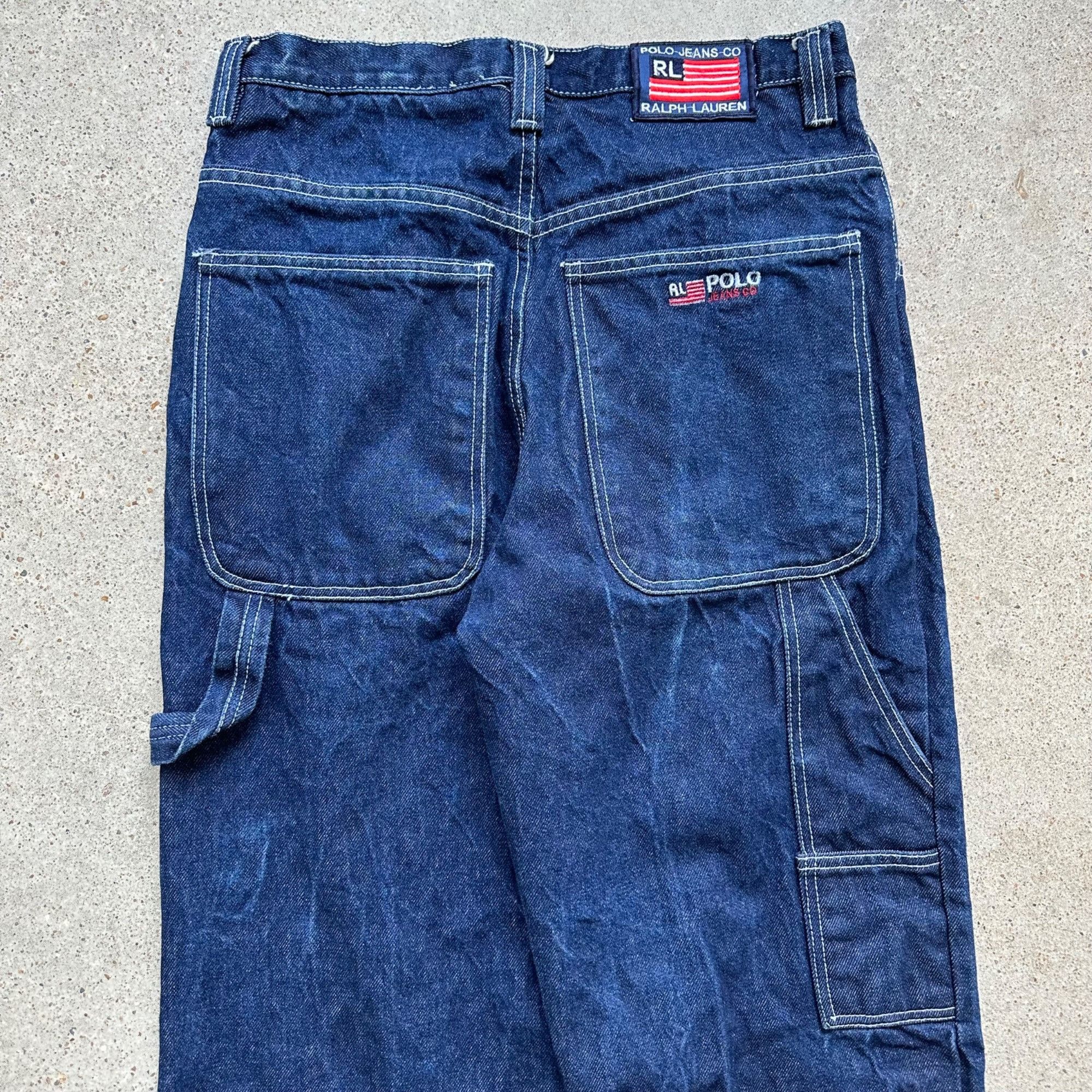 00s RALPH LAUREN バギーデニム ヴィンテージレプリカ Y2K 00s RALPH LAUREN バギーデニム ヴィンテージレプリカ Y2K