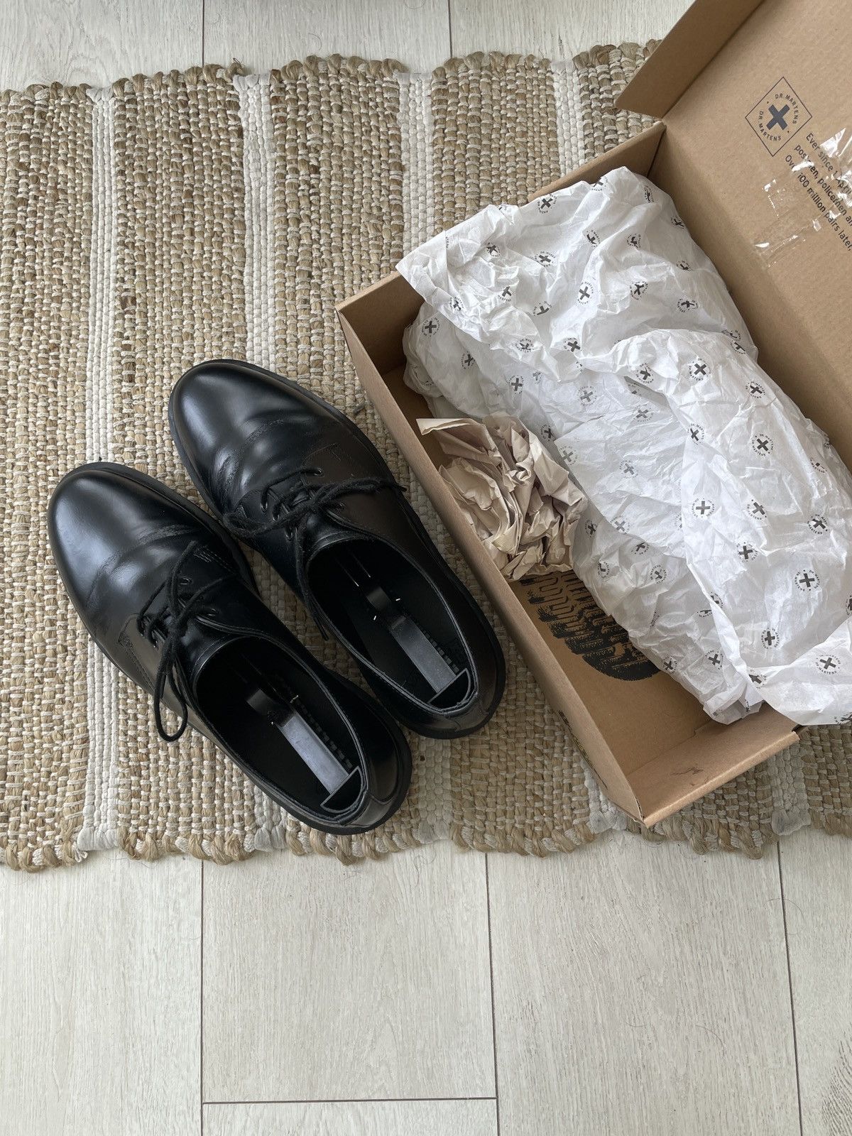 靴 Dr.Martens 1461 mono Dr Martens 1461 Mono Smooth Leather, Black Oxford Shoes