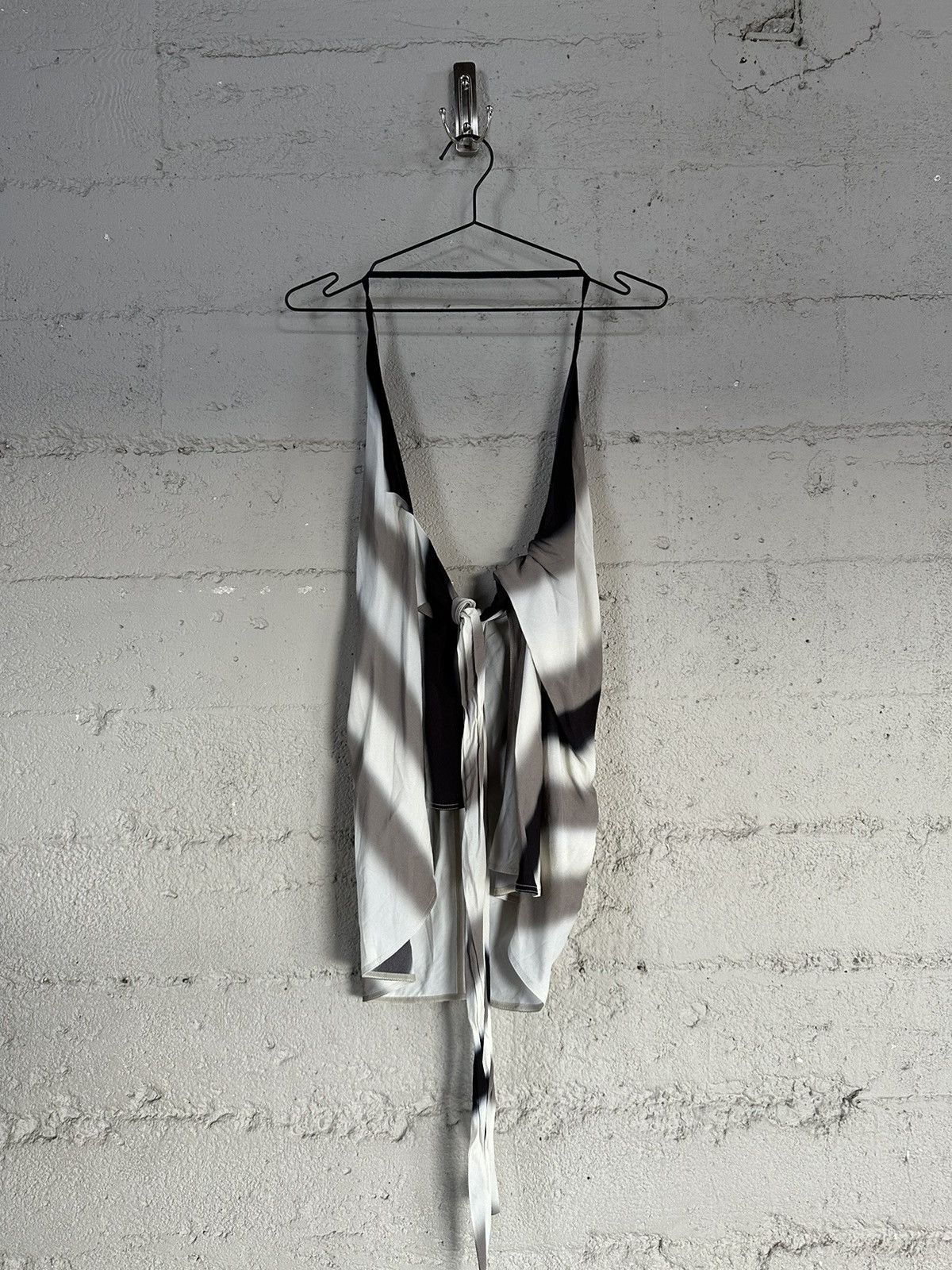 image of Rick Owens Phlegethon S/s 21 Wrap Top in White, Women's (Size Small)