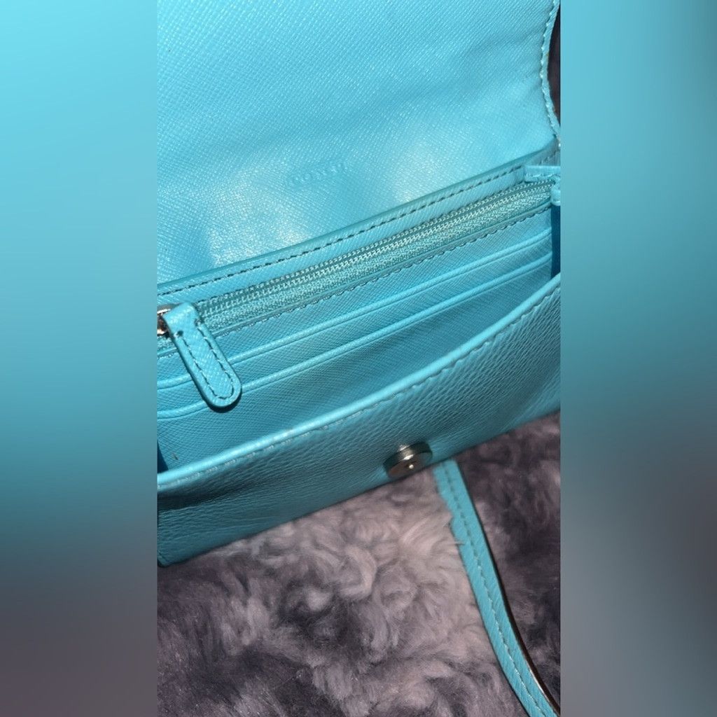 Coach COACH Crossbody Robin’s Egg Blue Purse Wallet Size ONE SIZE - 7 Thumbnail