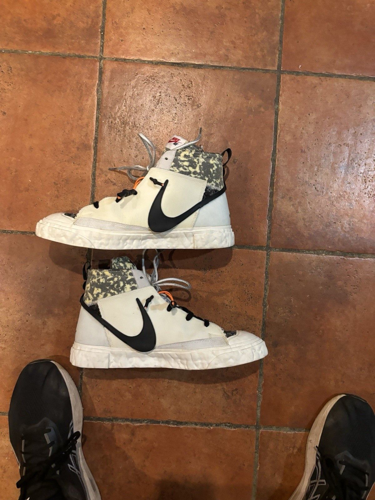 Nike × READYMADE READYMADE x Nike Blazer Mid White Camo Size US 14 / EU 47 - 2 Thumbnail