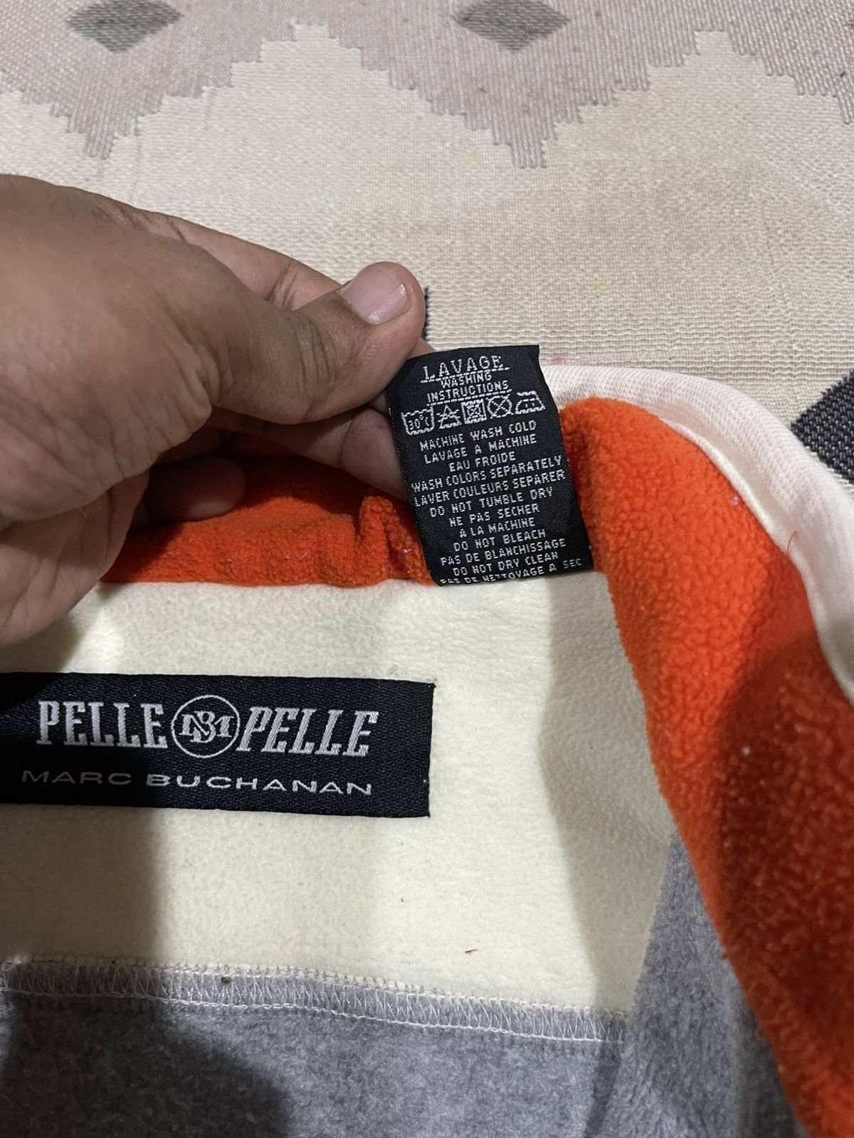 Marc Buchanan VINTAGE Y2K PELLE PELLE MARC BUCHANAN FLEECE SWEATSHIRT Size US L / EU 52-54 / 3 - 11 Thumbnail