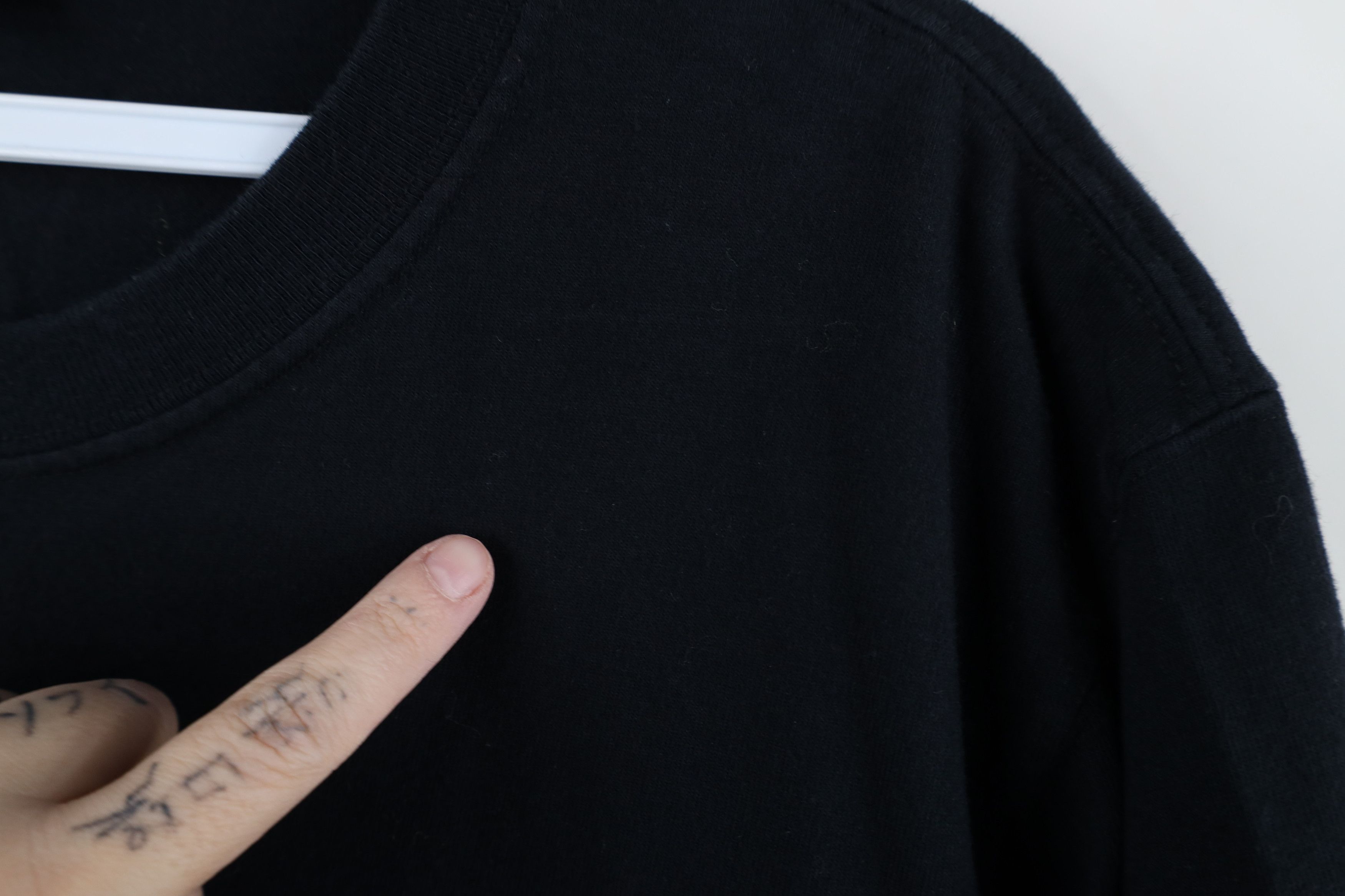 Lands' End Vintage 90s Y2K Lands End Heavyweight Cotton T-Shirt Black Size US L / EU 52-54 / 3 - 4 Thumbnail