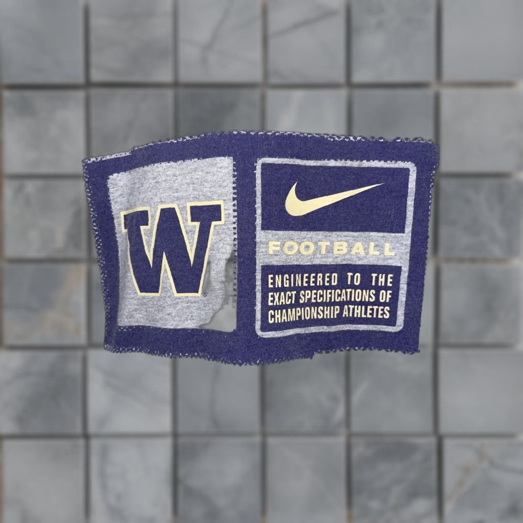 Nike Nike Washington Husky Football T Shirt Mens Large Grey Size US L / EU 52-54 / 3 - 1 Thumbnail