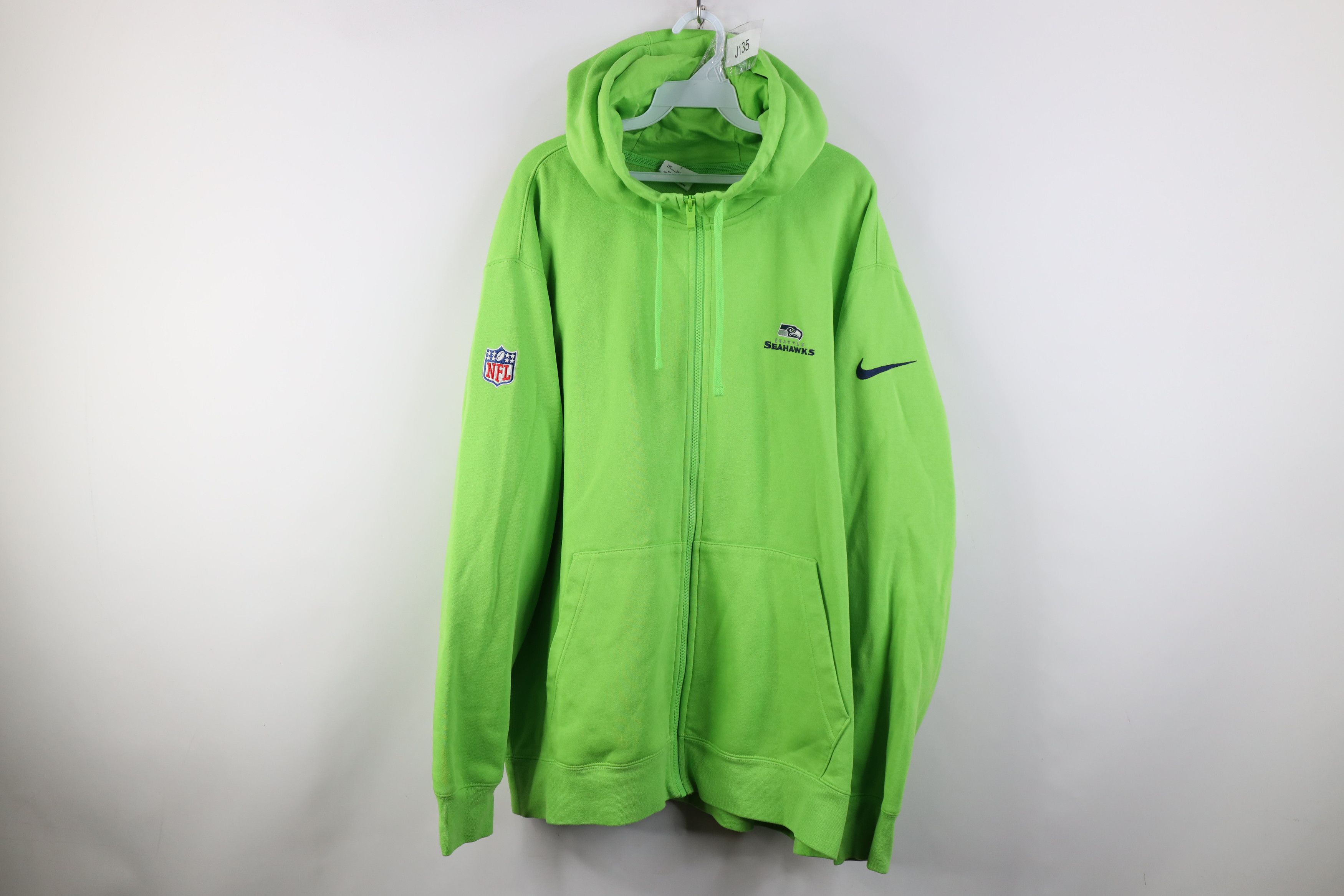 Nike Nike NFL Seattle Seahawks Full Zip Hoodie Sweatshirt Size US XXL / EU 58 / 5 - 1 Thumbnail