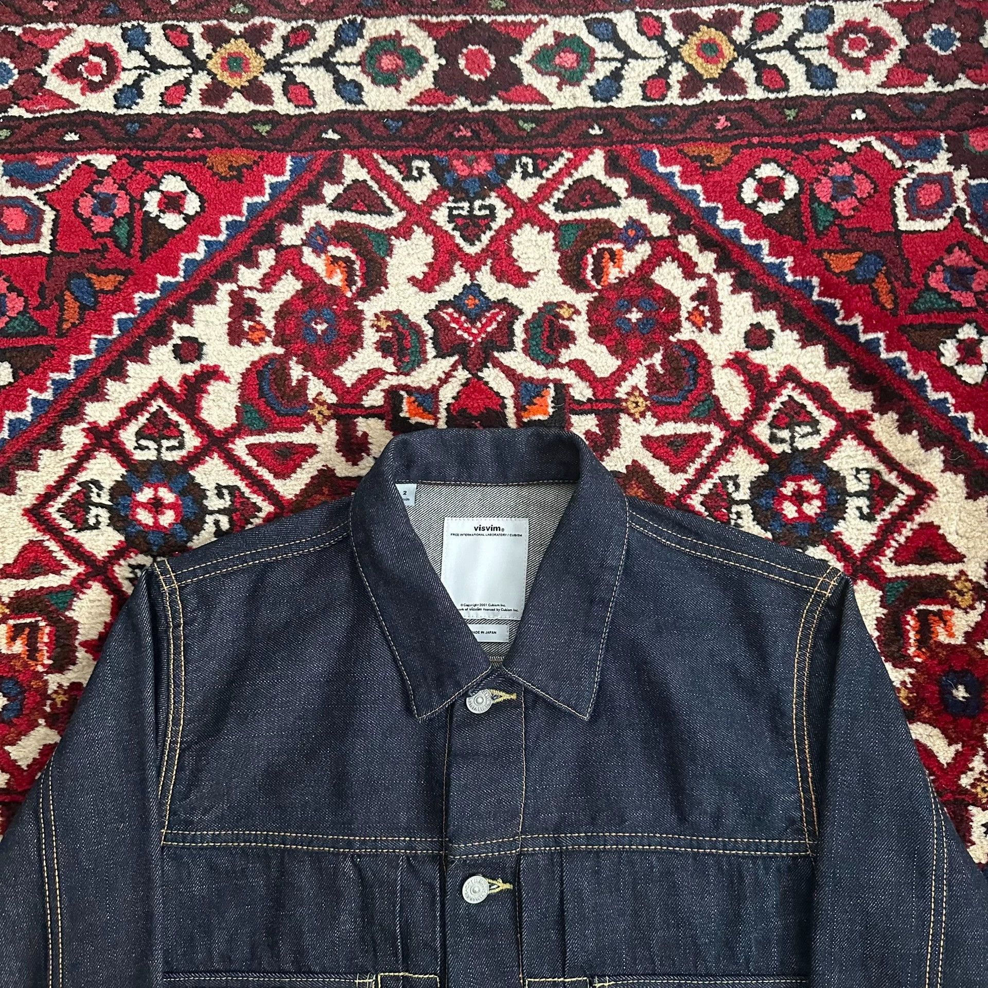 Visvim visvim 12ss 101 JKT raw denim jacket 2 Size US M / EU 48-50 / 2 - 5 Thumbnail