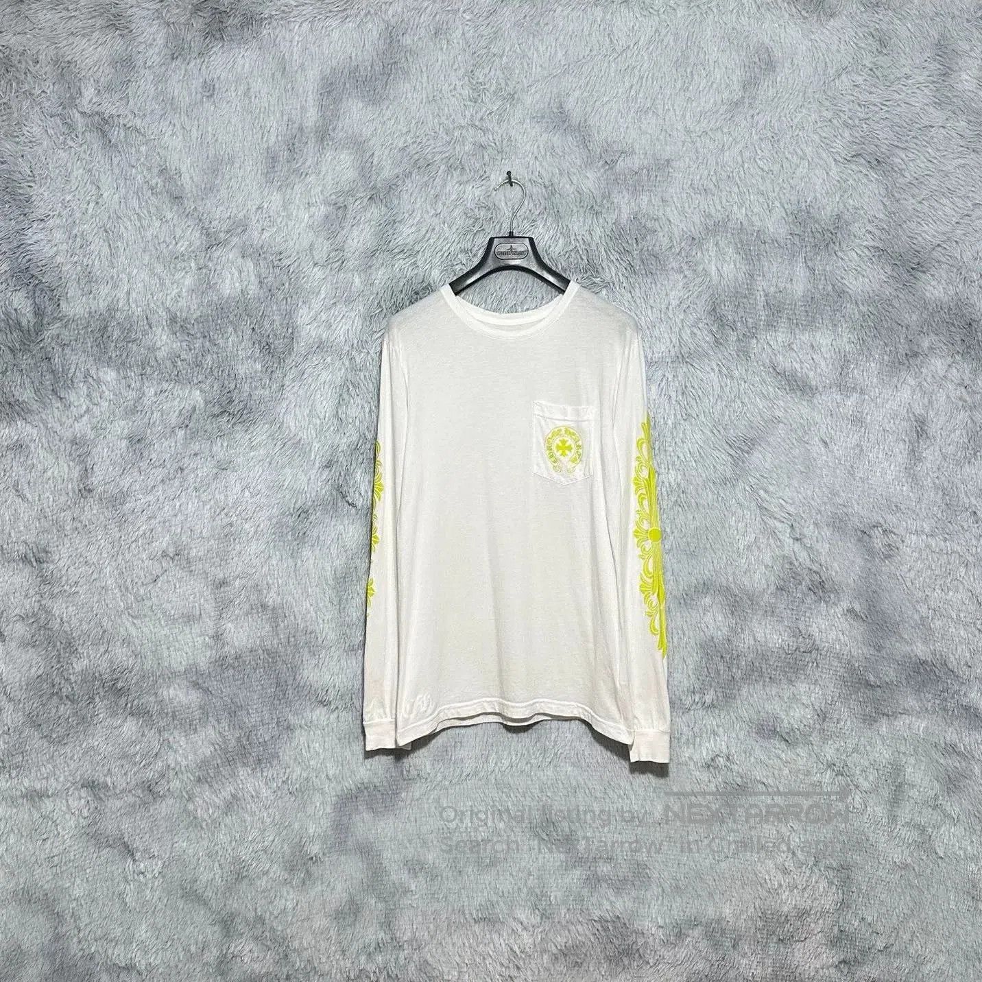 Chrome Hearts chrome hearts long sleeve t-shirt with yellow print. Size US M / EU 48-50 / 2 - 1 Thumbnail