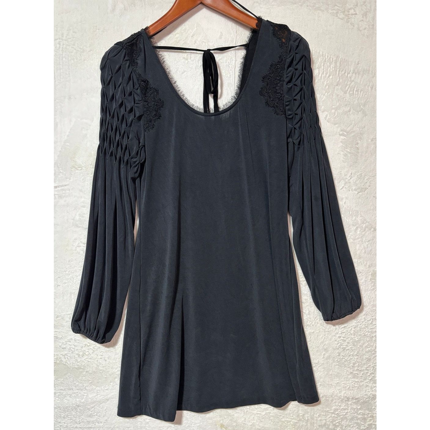 Free People FREE PEOPLE Womens Tunic Dress Long Sleeve Back Tie | Size M Size M / US 6-8 / IT 42-44 - 1 Thumbnail