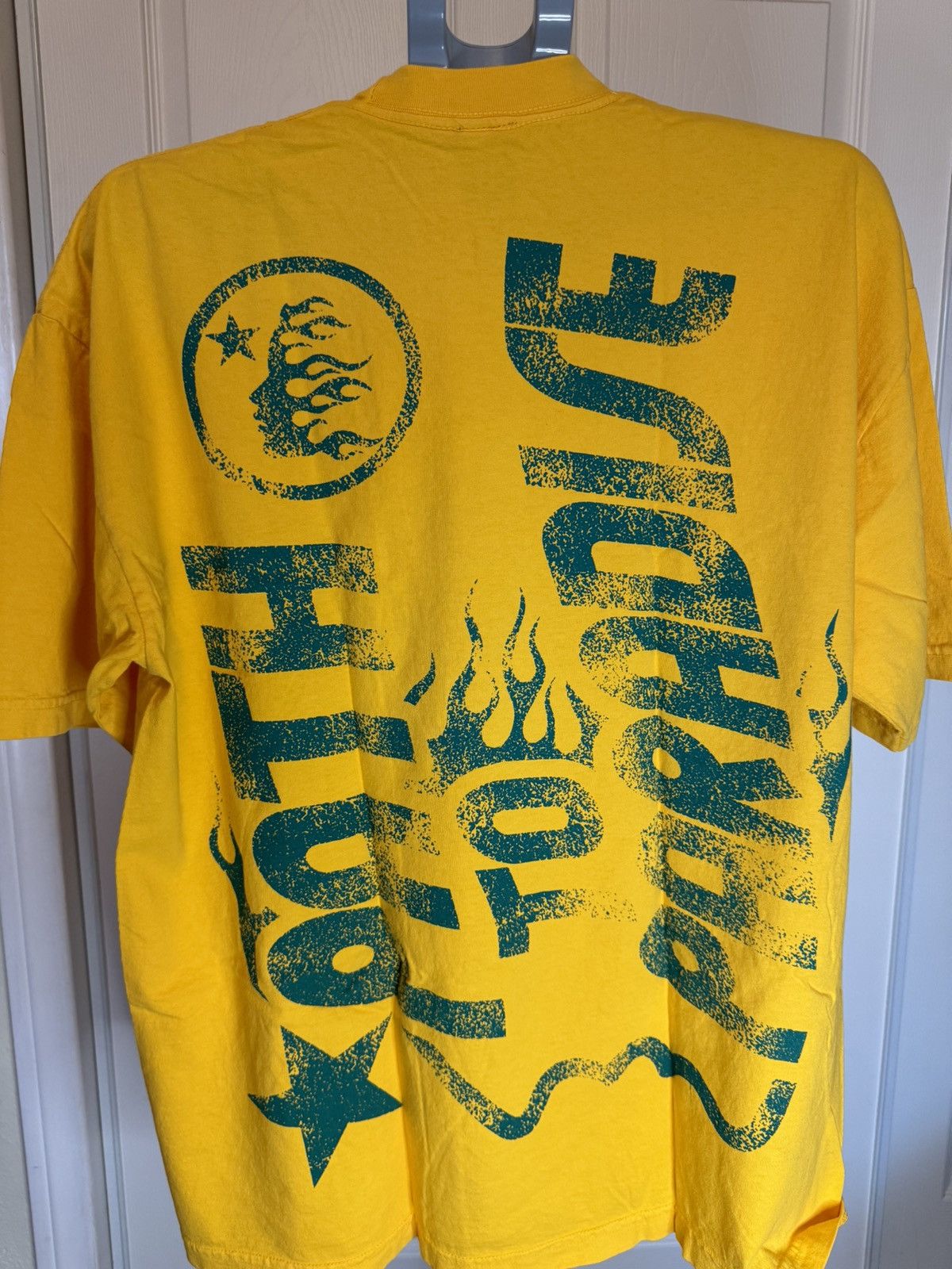 HELLSTAR Hellstar Yellow Jesus Emblem Path To Paradise Tee Size US XL / EU 56 / 4 - 2 Thumbnail
