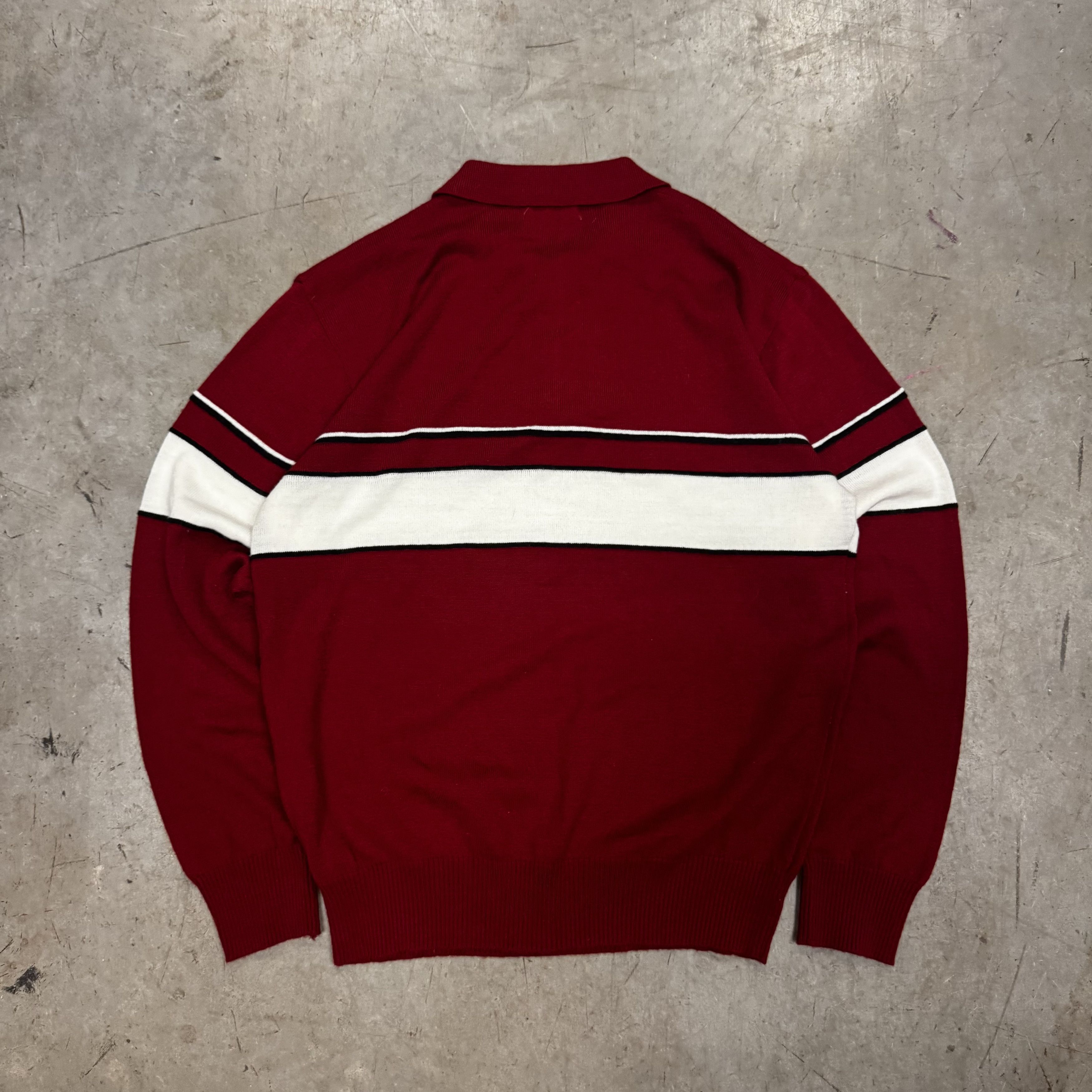 Vintage VTG 80s USC Gamecock College Wear Gepner Acrylic Polo Shirt Size US XL / EU 56 / 4 - 2 Thumbnail