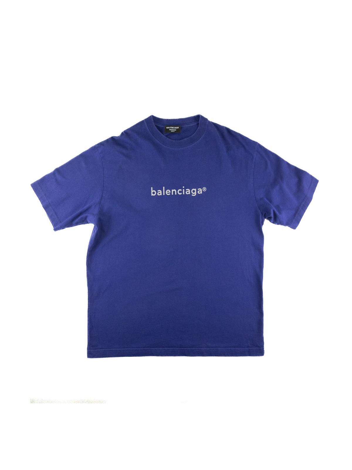 Balenciaga BALENCIAGA Men T-Shirts 764235 TSVC95002 Blue