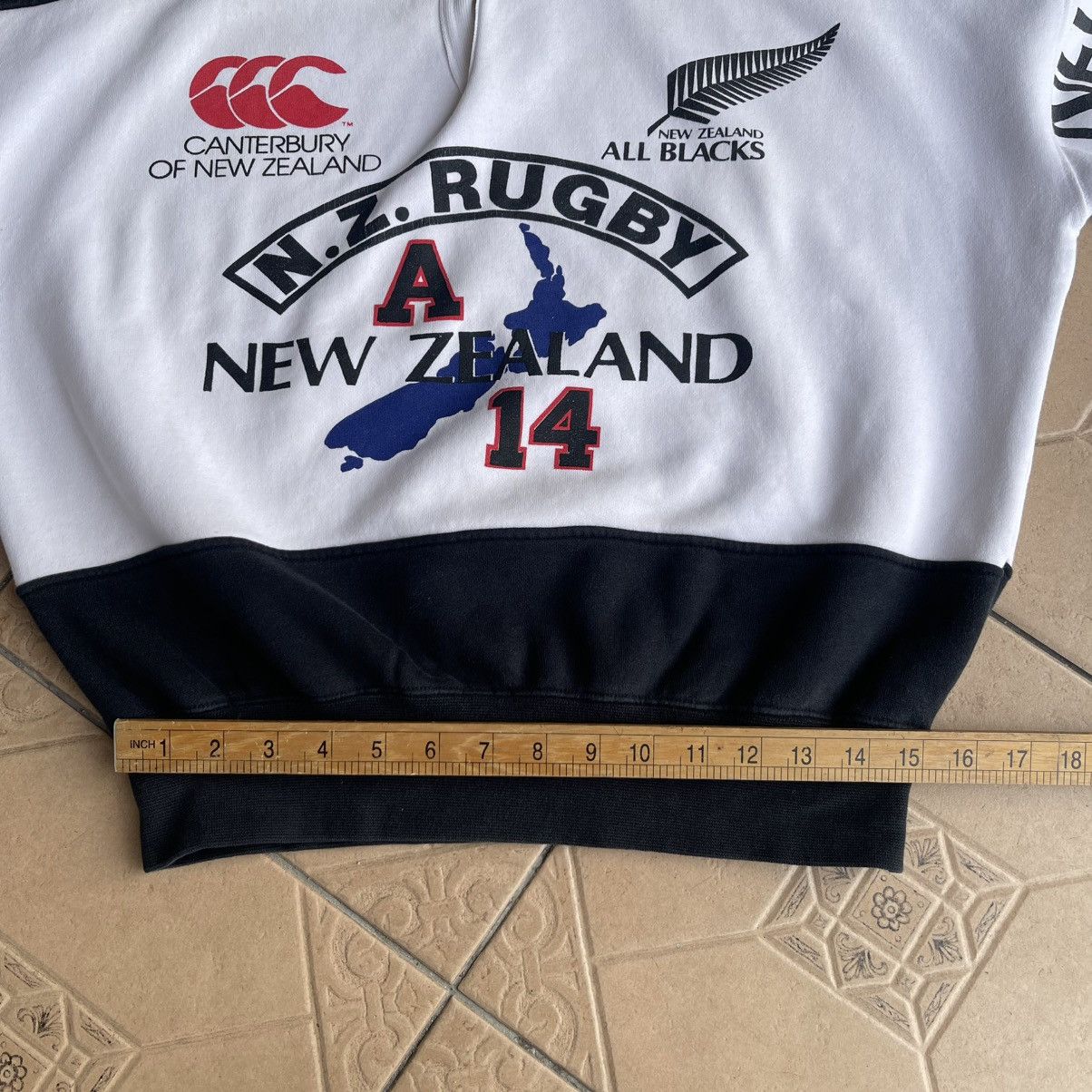 Canterbury of New Zealand × Vintage Canterburry Of New Zealand All Black Rugby Sweatshirt Crop Size S / US 4 / IT 40 - 24 Thumbnail