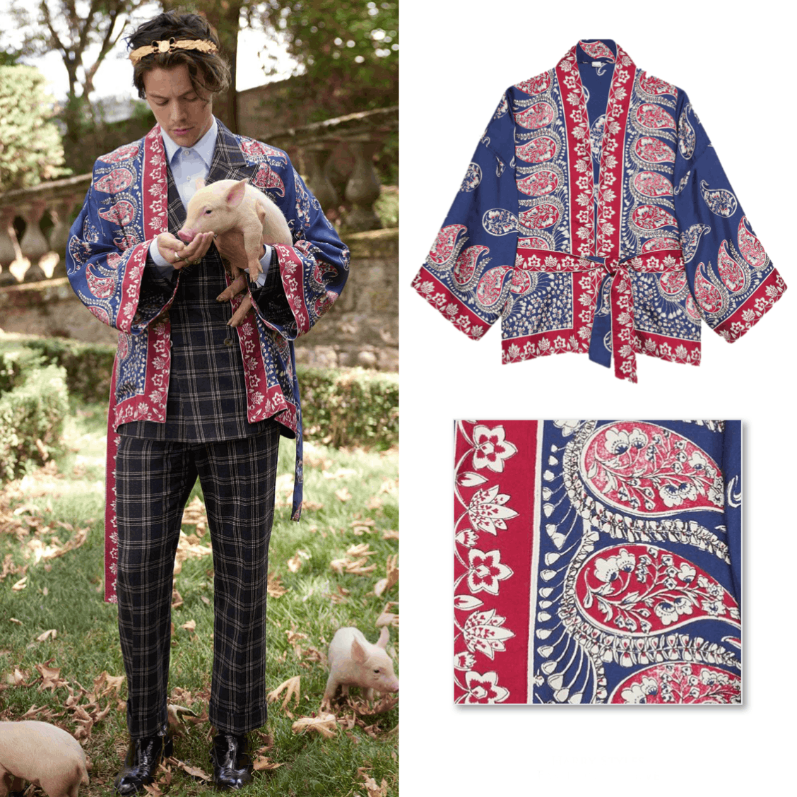 Gucci Gucci Silk Kimono Jacket Size US S / EU 44-46 / 1 - 14 Thumbnail