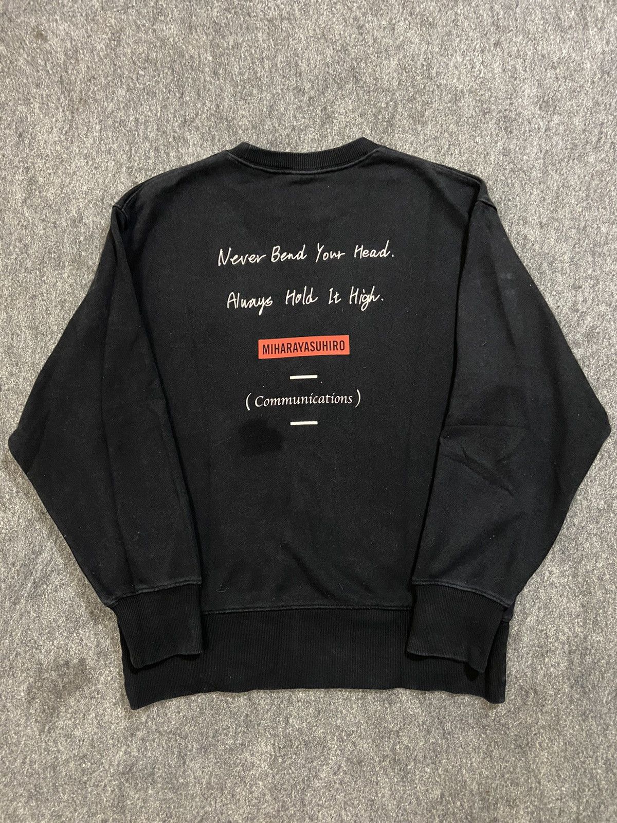 Maison MIHARA YASUHIRO Miharayasuhiro x GU japanese sweatshirt Size US M / EU 48-50 / 2 - 2 Thumbnail