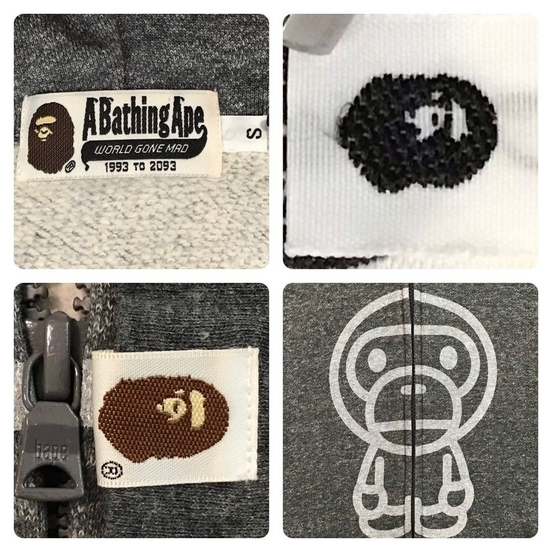 Bape BAPE Milo Logo Full Zip Hoodie a bathing ape NIGO Size US S / EU 44-46 / 1 - 6 Thumbnail
