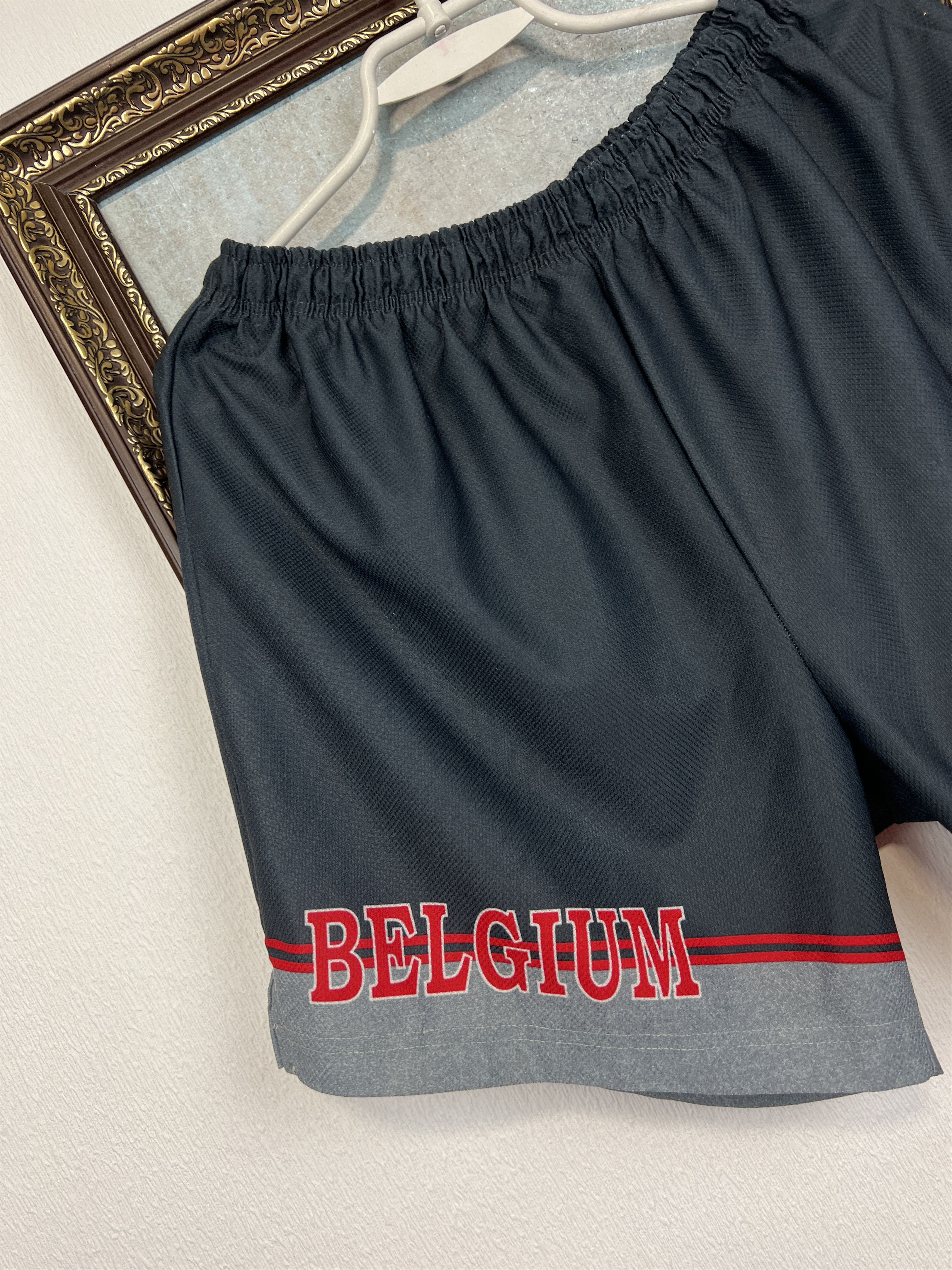 Diadora VIntage 90's Belgium Football Shorts Soccer Athletic Sport Size US 36 / EU 52 - 3 Thumbnail