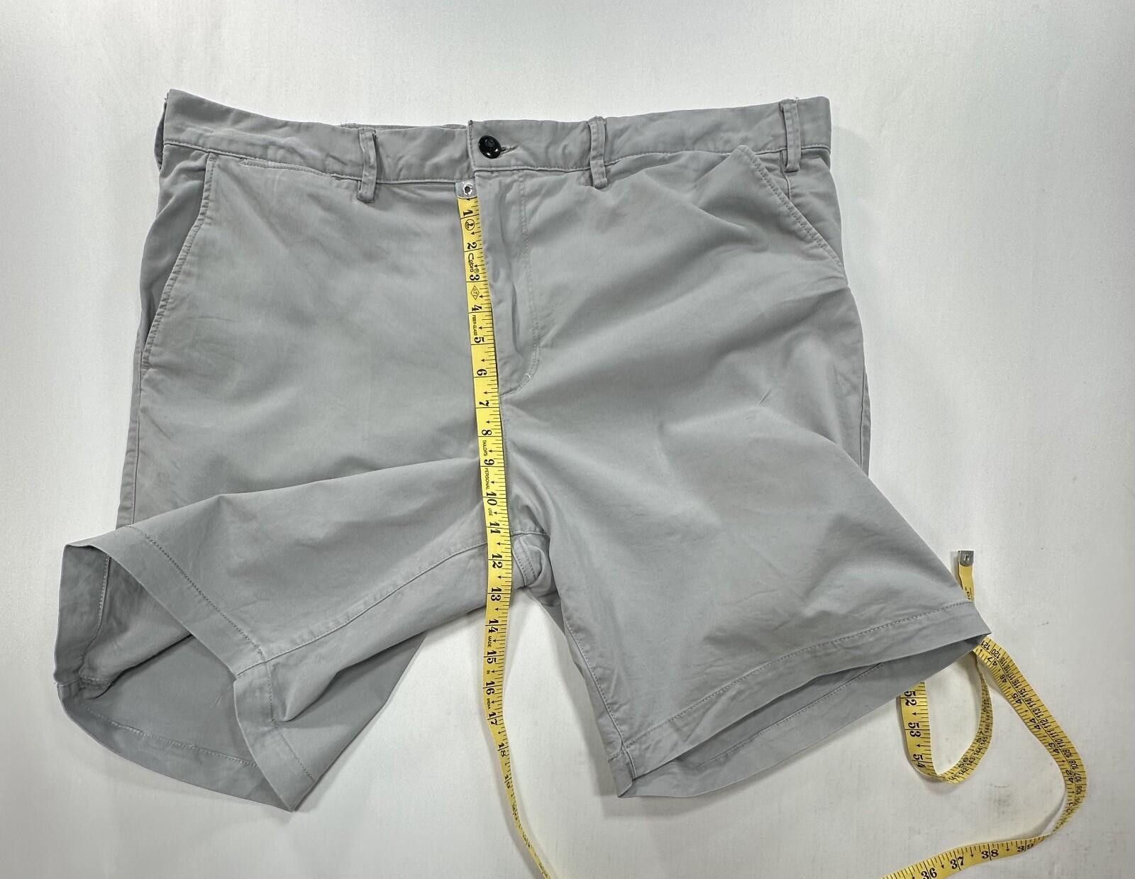 Gap Gap Flat Front Cotton/Spandex Chino Shorts Gray Mens 38 Size US 38 / EU 54 - 4 Thumbnail