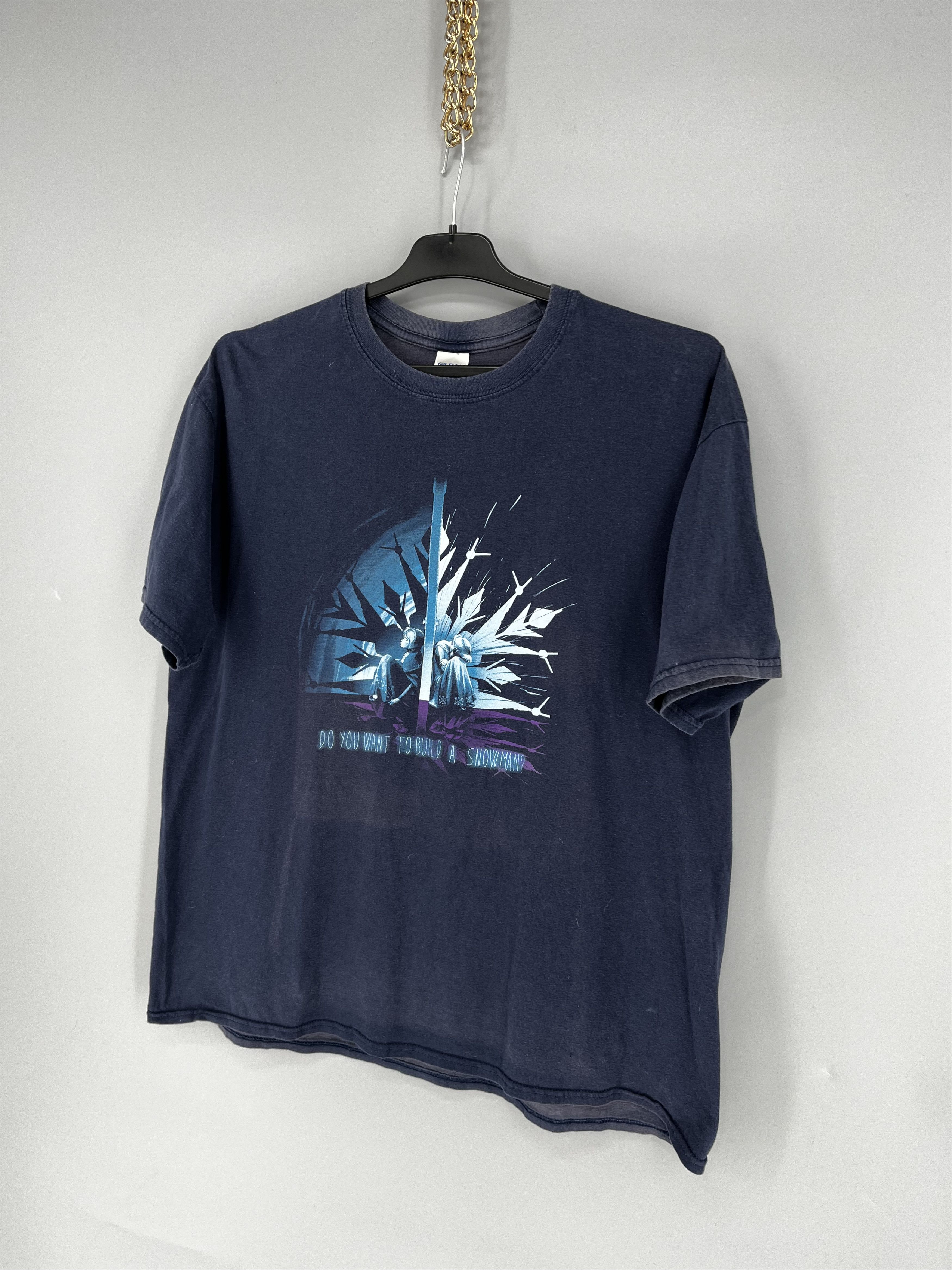 Band Tees Limited Edition Frozen Anna Elsa Snowman Faded T-Shirt XL Size US L / EU 52-54 / 3 - 3 Thumbnail