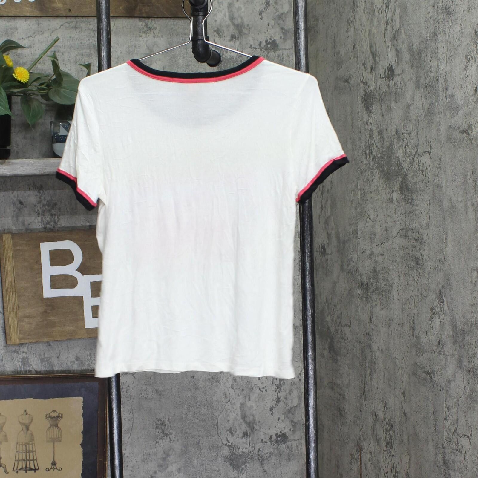 Other Rebellious One Ringer T-shirt Tee Graphic Ivory Off White M Size M / US 6-8 / IT 42-44 - 2 Thumbnail