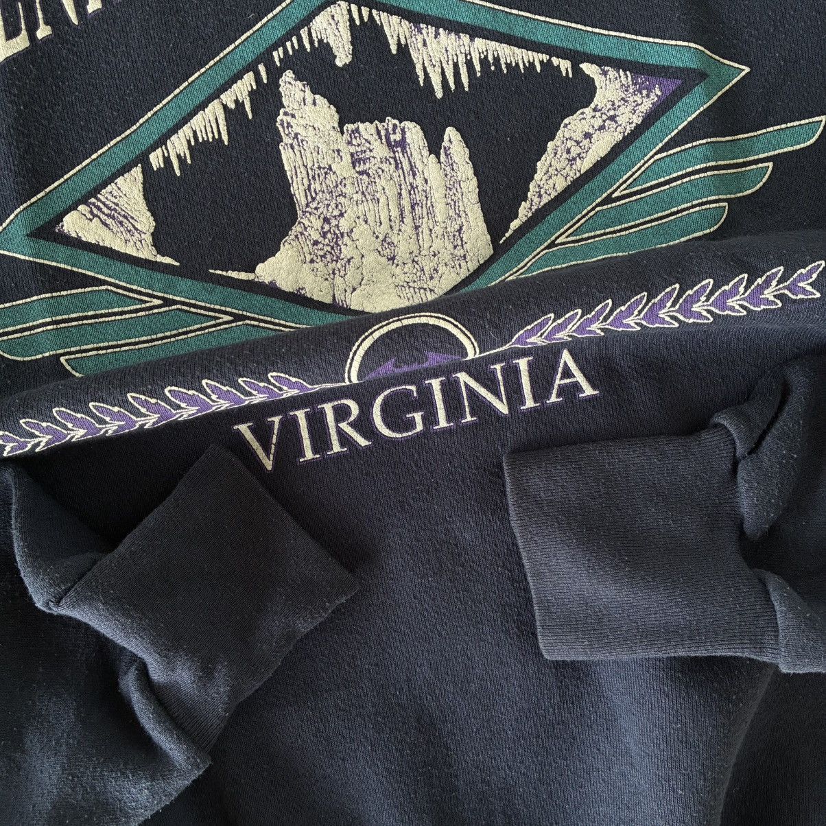 Vintage VINTAGE 90s SHENANDOAH CAVERNS VIRGINIA SPELLOUT PRINTED Size US XL / EU 56 / 4 - 6 Thumbnail