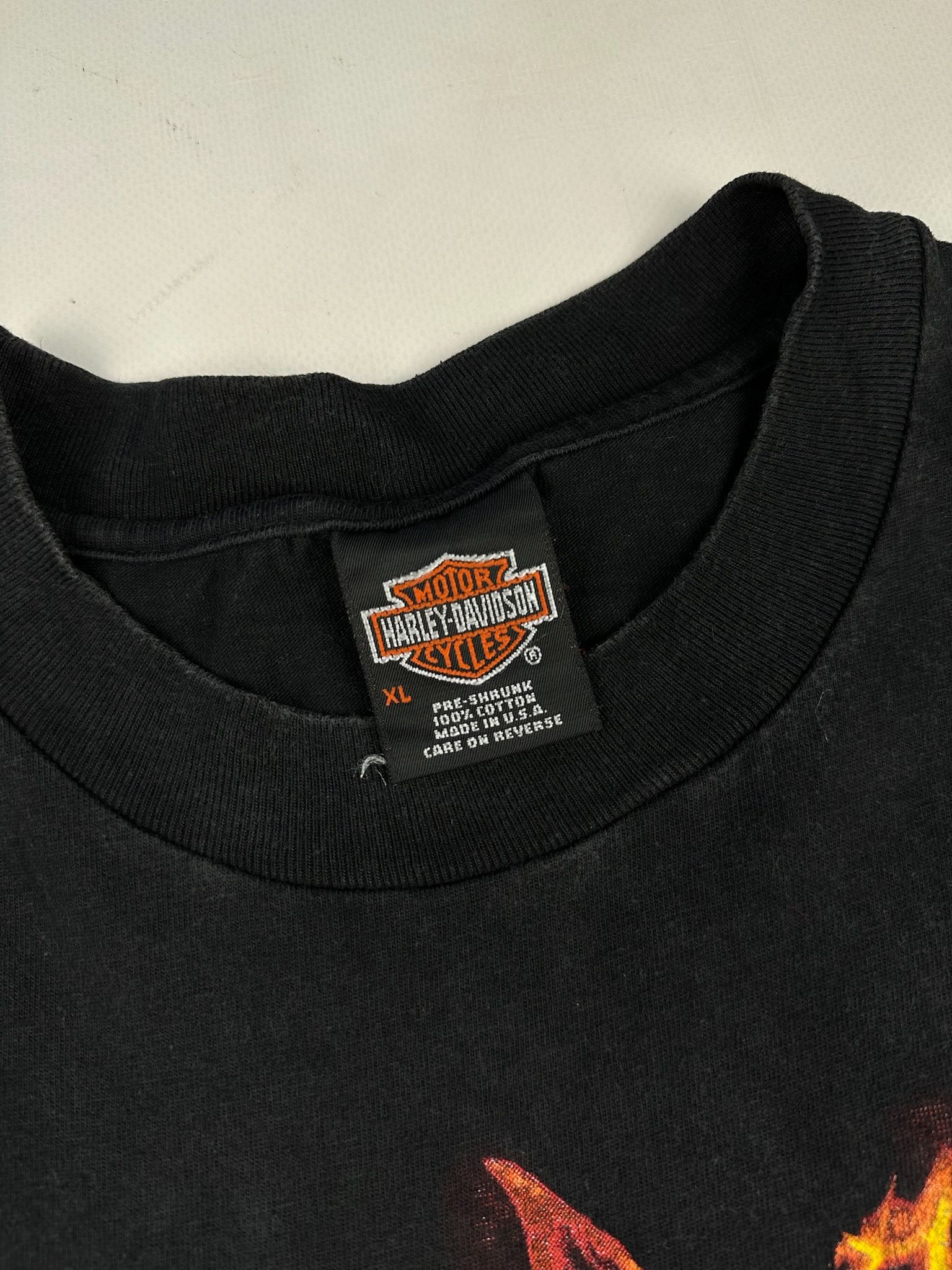 Harley Davidson Vintage Harley Davidson 3D Emblem Shirt flame Size US XL / EU 56 / 4 - 5 Thumbnail