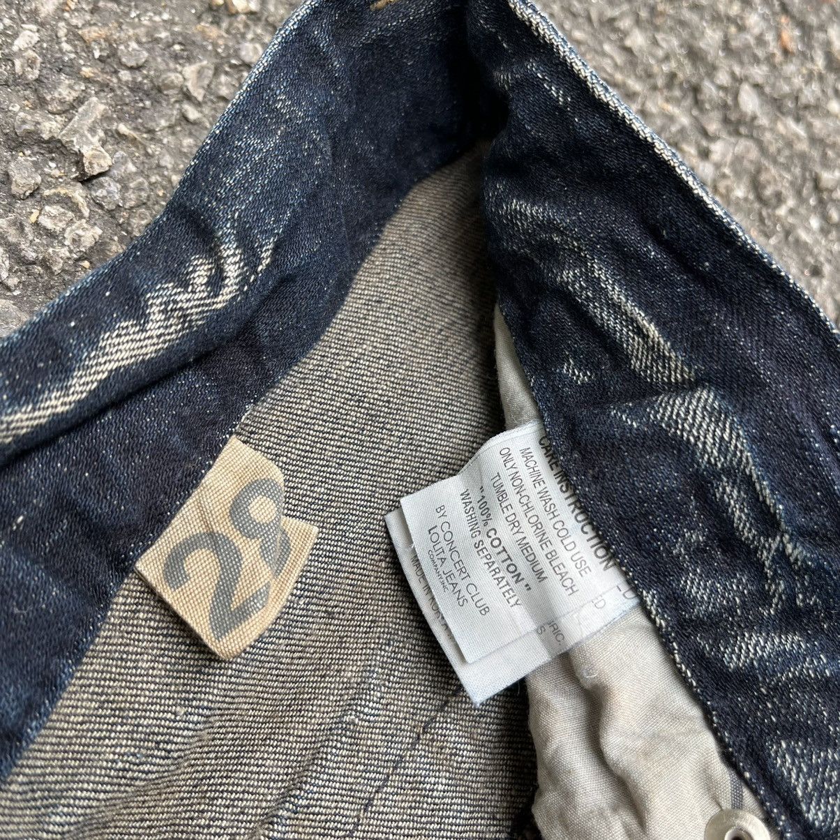 Hysteric Glamour Yoshitomo Nara Lolita Jeans Rusty Indigo Faded Denim Size 28" / US 6 / IT 42 - 9 Thumbnail