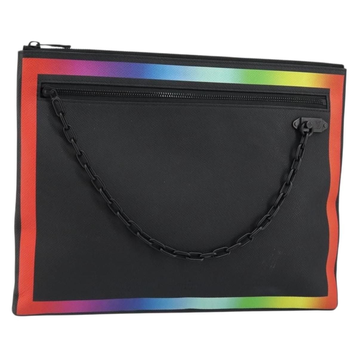 Louis Vuitton Louis Vuitton Pochette A4 Rainbow Taiga Leather Size ONE SIZE - 1 Thumbnail