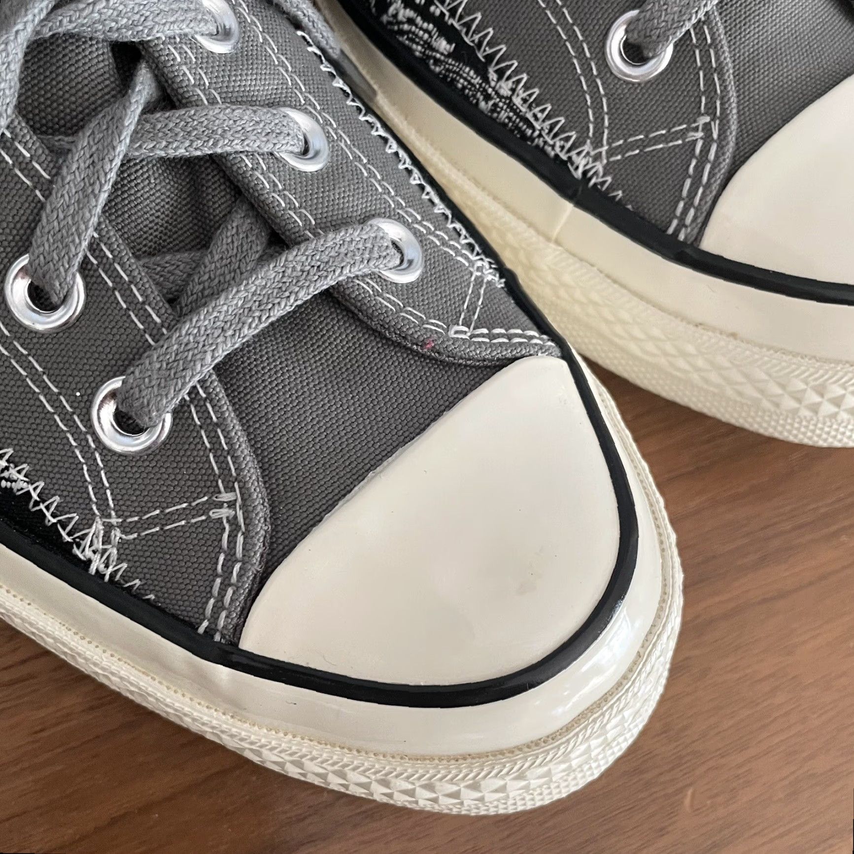 Converse VINTAGE Converse Chuck 70 Crafted Bandanna Woven Ollie Patch Grey M 10.5 / W 12.5 Mens Sneakers Size US 11 / EU 44 - 5 Thumbnail