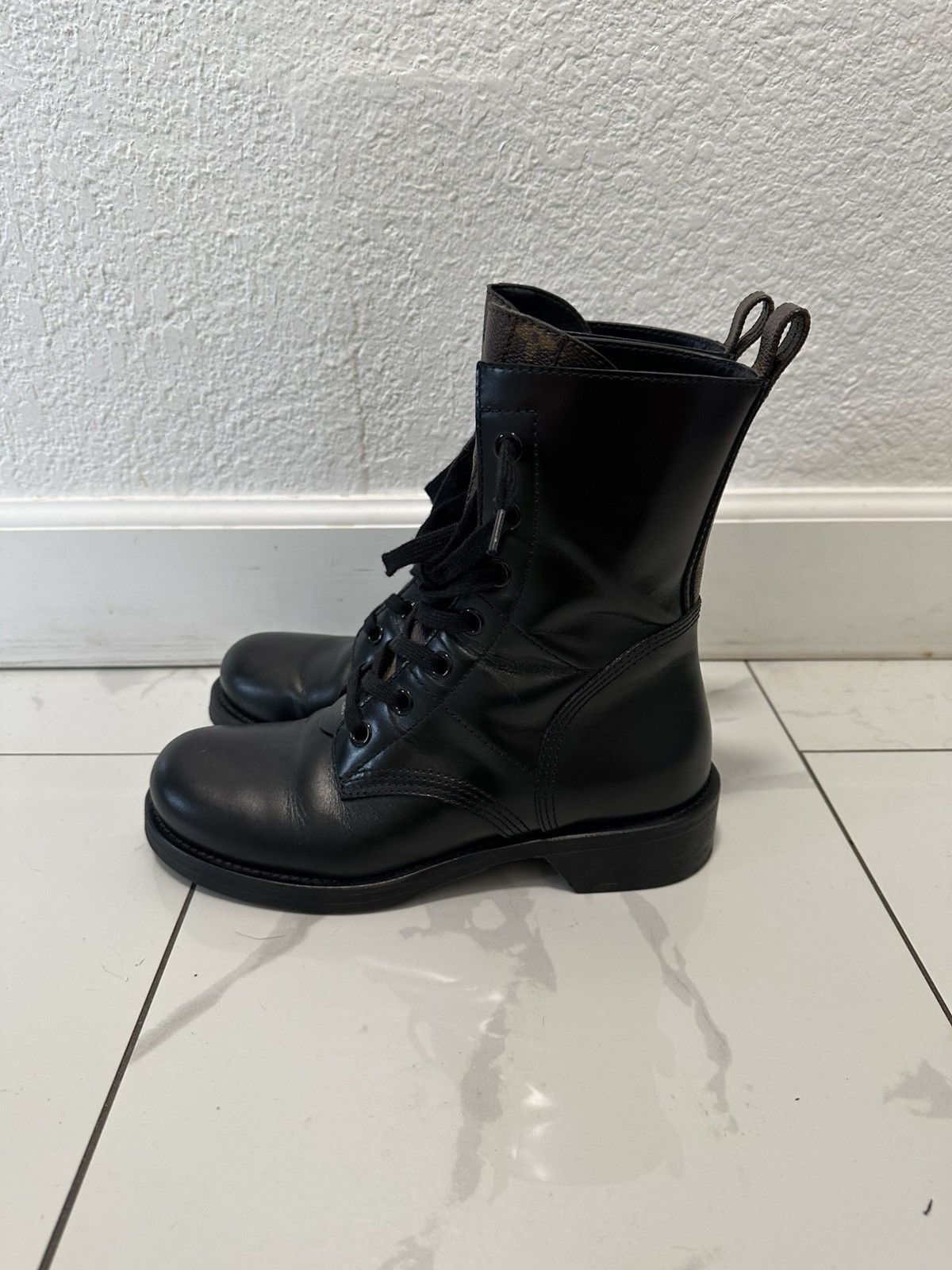 Louis Vuitton LV Leather Boots Size US 8 / IT 38 - 4 Thumbnail