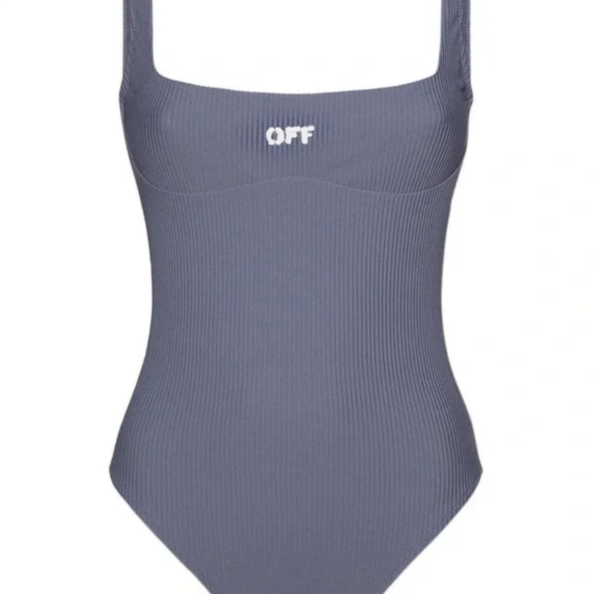 Off-White Off-White Ribbed Logo Swimsuit/Bodysuit Size M / US 6-8 / IT 42-44 - 4 Thumbnail