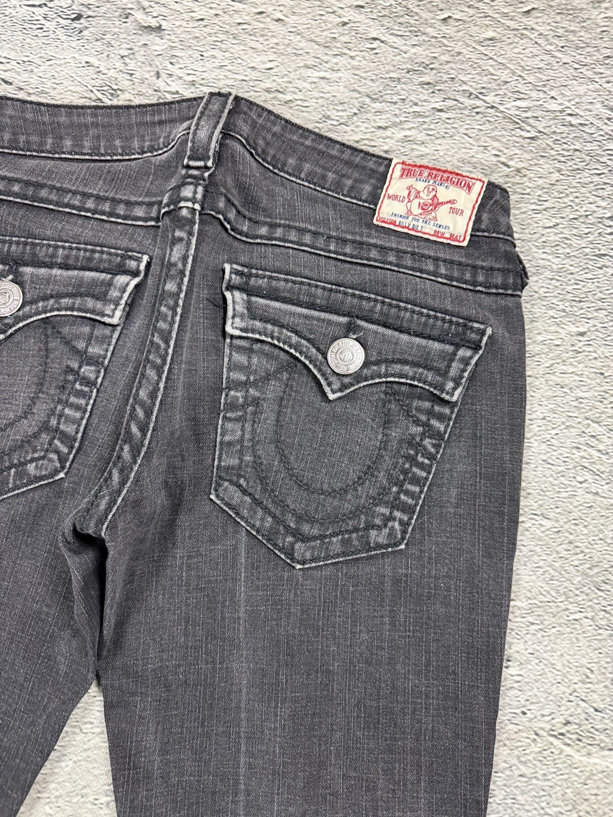 True Religion True Religion jeans vintage dark grey Billy flared Size 30" / US 8 / IT 44 - 3 Thumbnail