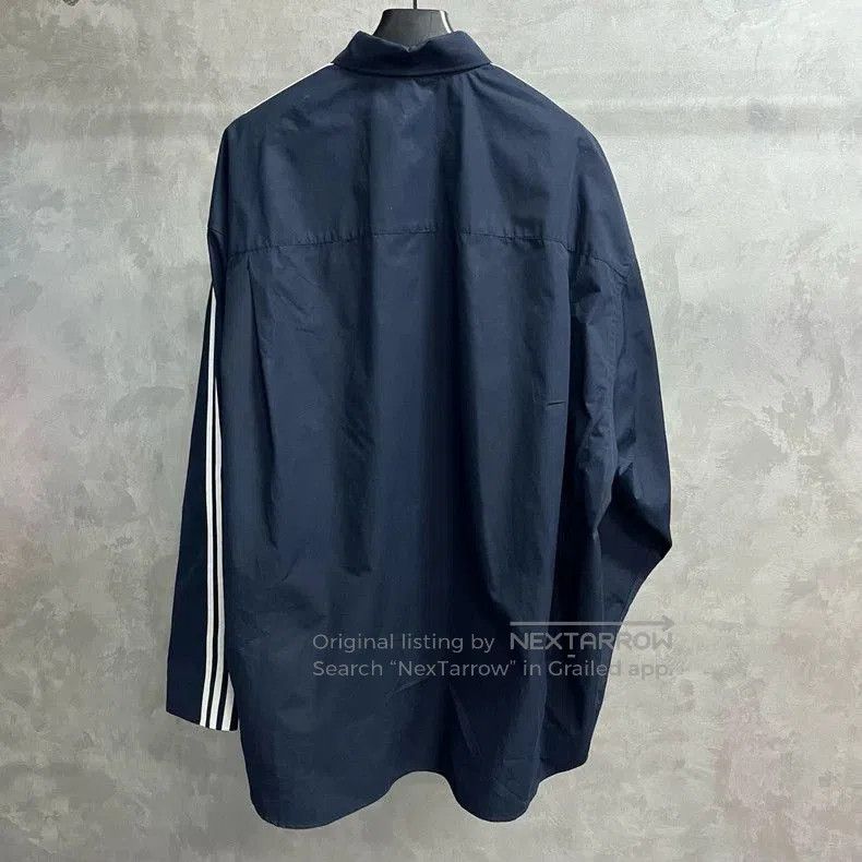 Balenciaga Balenciaga collaborative dark blue lapel long. Size US M / EU 48-50 / 2 - 2 Thumbnail