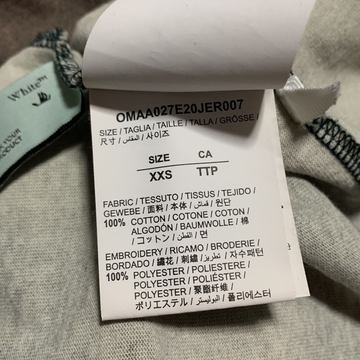 Off-White Off White XXS Stencil Arrows Camo Tee Virgil Abloh Size US XXS / EU 40 - 8 Thumbnail