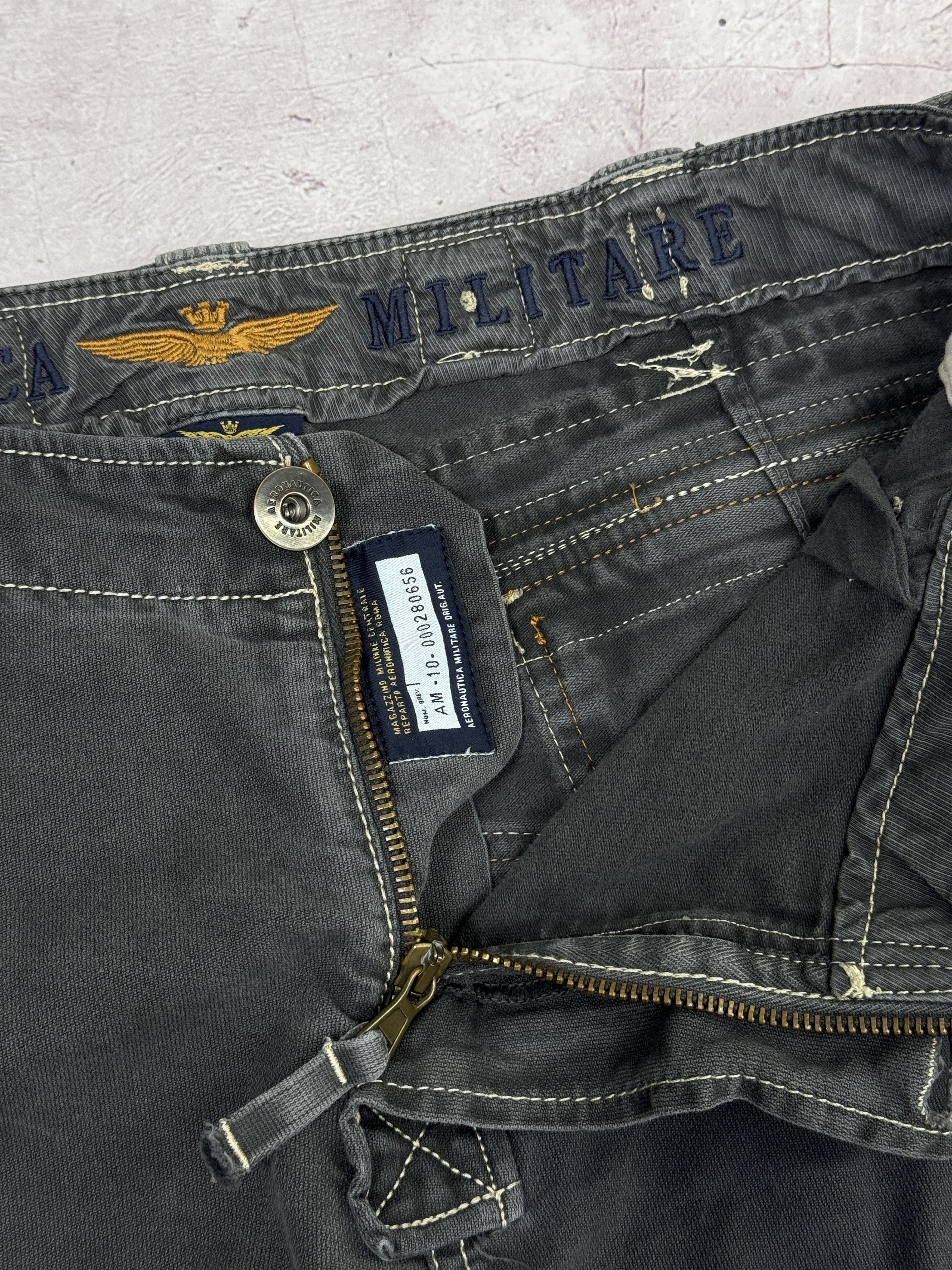 Aeronautica Militare Cargo Pants Trousers Multipocket