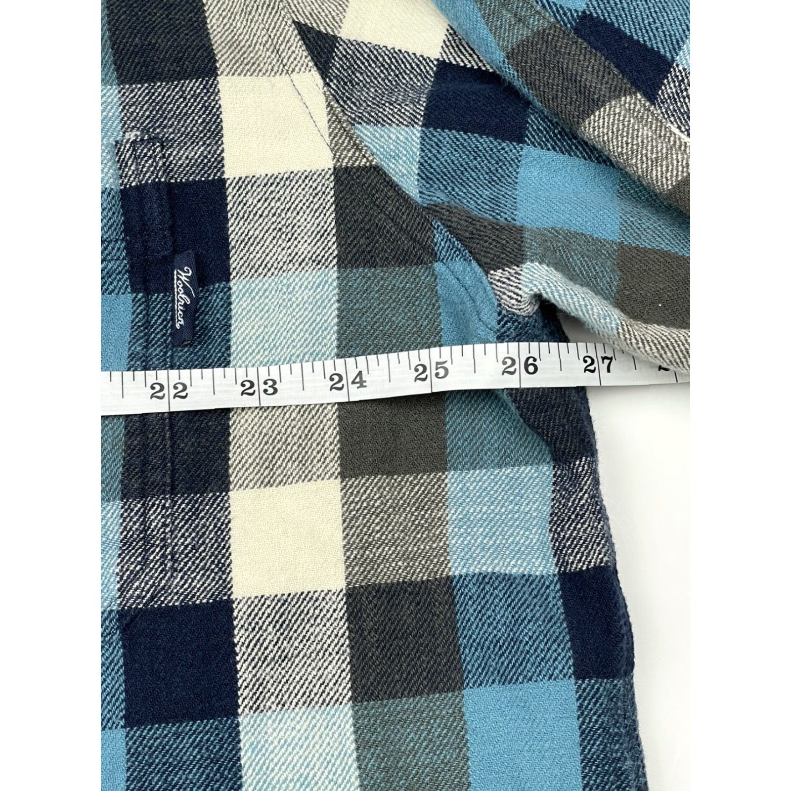 Vintage Woolrich Mens Flannel Shirt Heavyweight Long Sleeve Blue Buffalo Plaid Size 2XL Outdoor Hiking Size US XXL / EU 58 / 5 - 6 Thumbnail