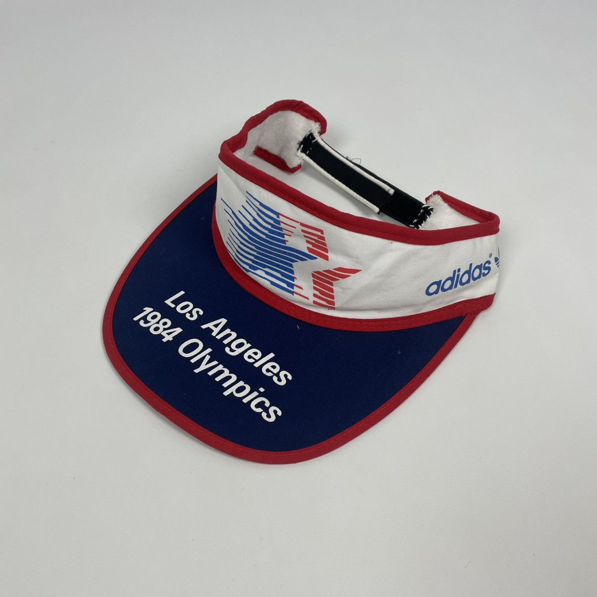 Vintage 1984 Adidas Los Angeles Olympics Visor Cap Size ONE SIZE - 1 Thumbnail