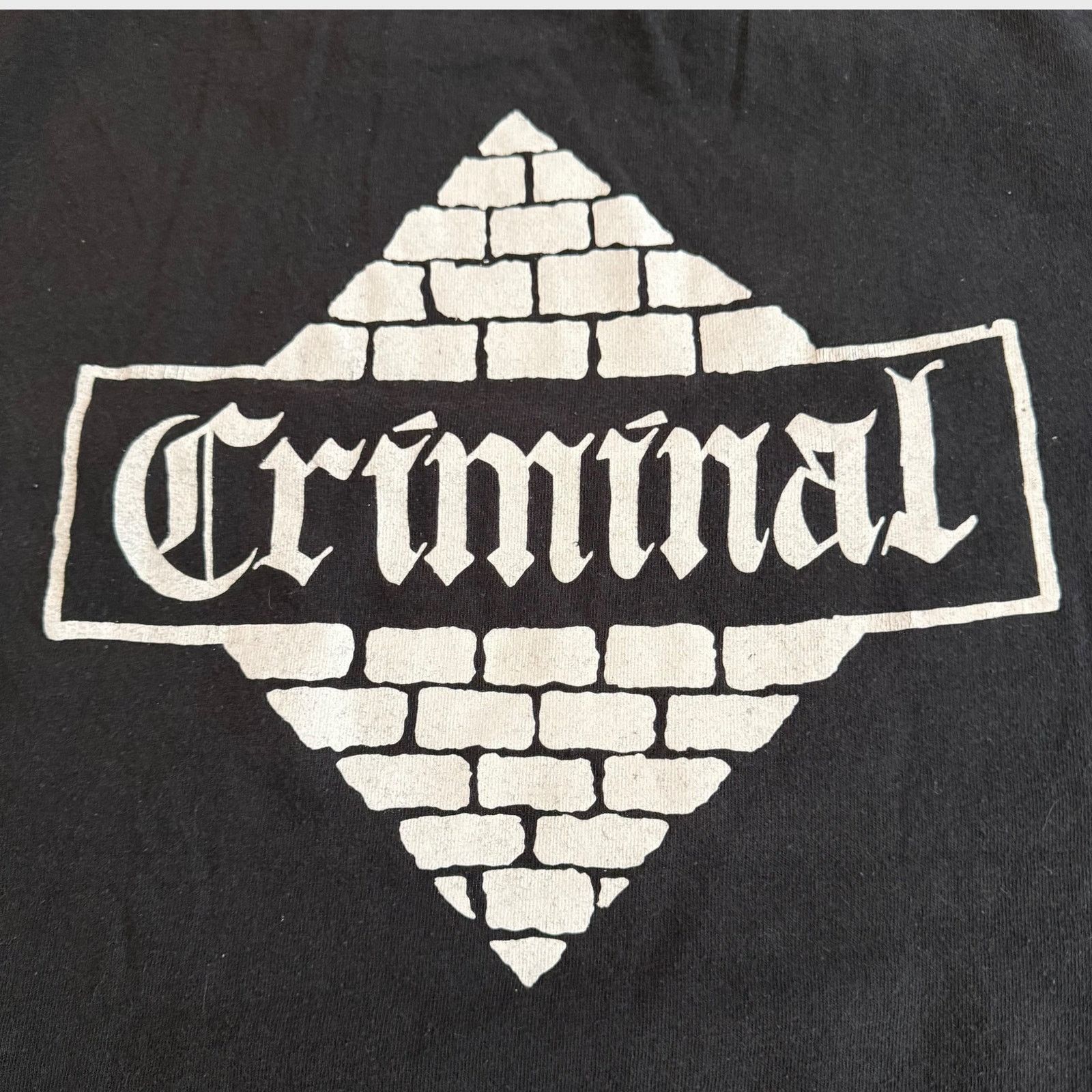 Band Tees Criminal Oi Punk Band T-Shirt Size M Size US M / EU 48-50 / 2 - 4 Thumbnail