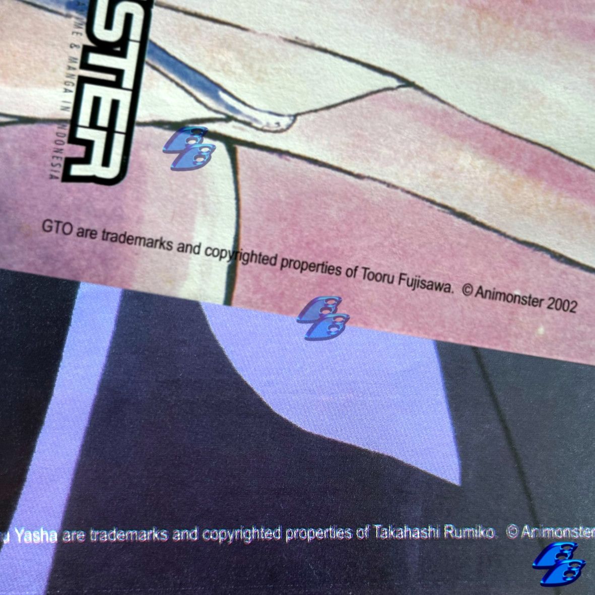 GTO & Inuyasha Vintage 2002 art poster