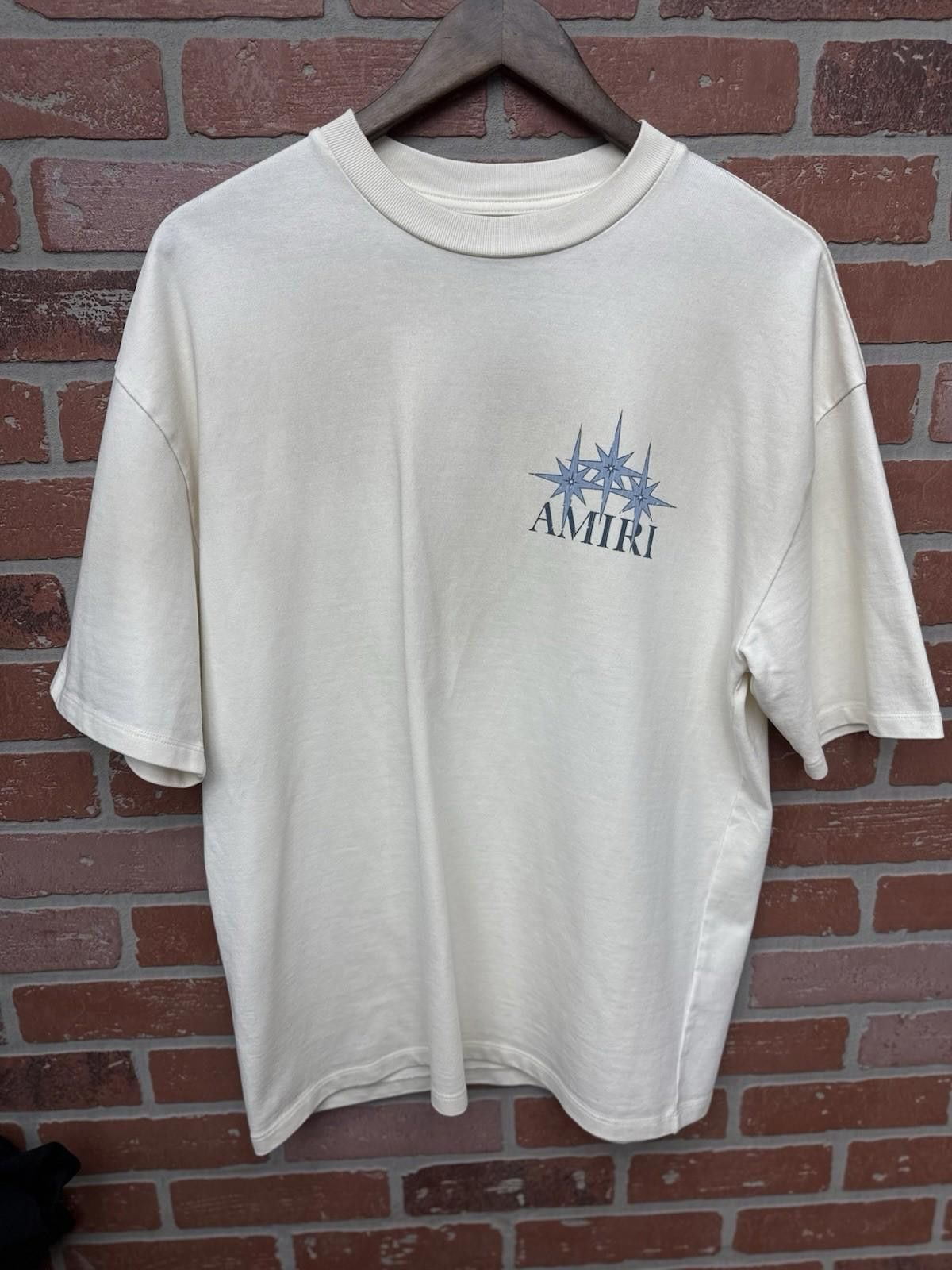 Amiri Size XS - Amiri Tee White Starburst Shirt Logo $880 Retail Size US XS / EU 42 / 0 - 1 Thumbnail