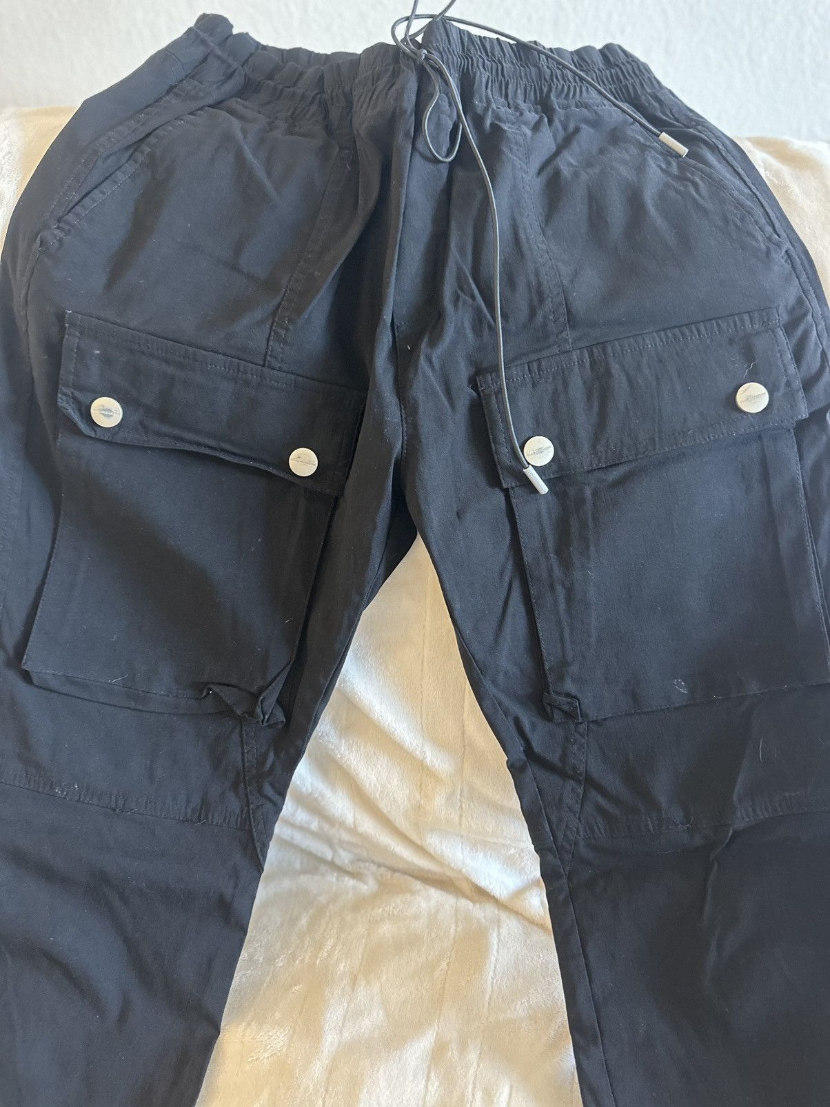 Other Club Paradise Black Cargo Pant Jogger with Stretch Material Size US 30 / EU 46 - 4 Thumbnail
