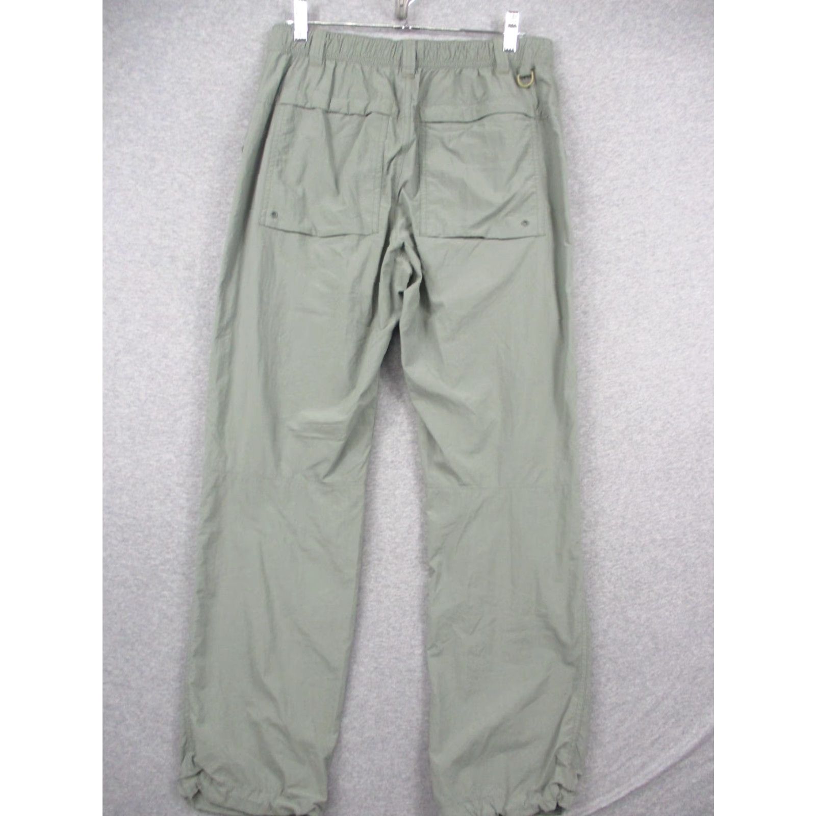 Vintage REI COOP Hiking Pants 30x31 Green Outdoor Cargo Nylon Mens Pants Regular Green Nylon Cargo 30x31 90s? Size US 30 / EU 46 - 3 Thumbnail