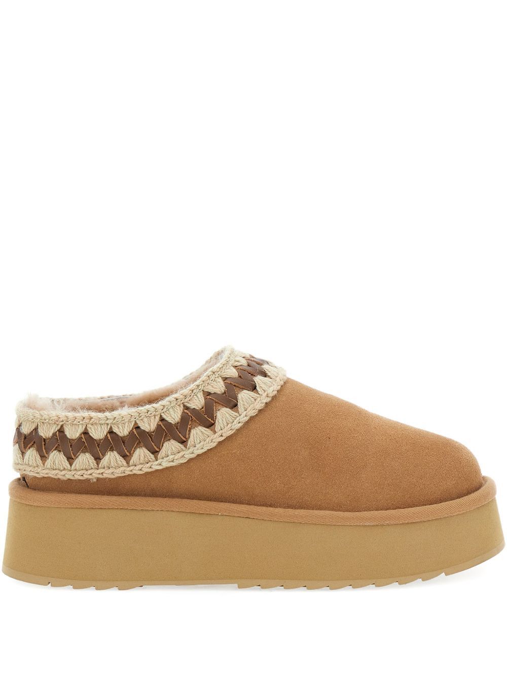 Mou PLATFORM CLOG SUEDE SLIPPERS Size US 10 / IT 40 - 1 Thumbnail