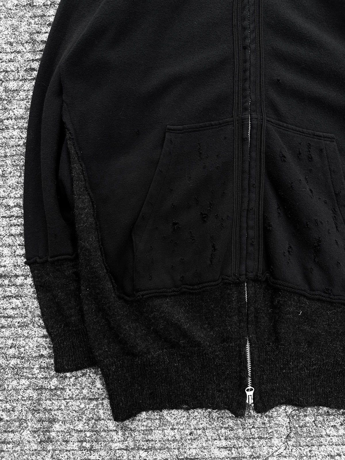 Undercover Undercover AW04 Reconstructed Damaged Hoodie Parka Size US M / EU 48-50 / 2 - 9 Thumbnail
