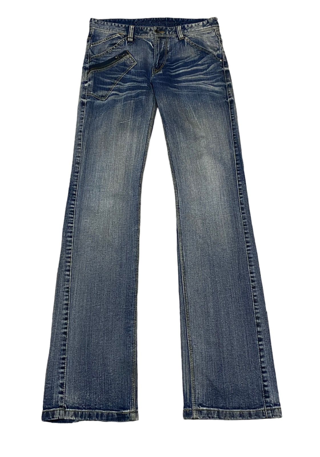 image of If Six Was Nine x Nicole Club Design Vintage Brand Nicole Club Flare Jeans 1990S in Denim (Size 33)