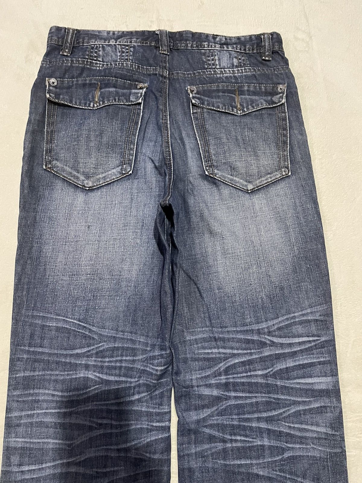 Giovanni Valentino Vintage Giovanni Valentino Mudwash Distressed Denim Jeans Size US 32 / EU 48 - 11 Thumbnail