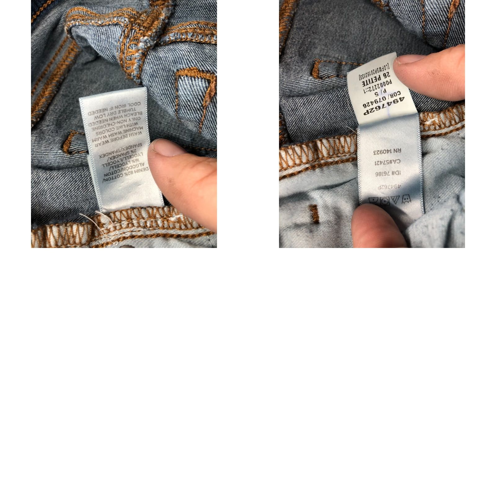 Loft LOFT Jeans Skinny Crop Size 2 Womens Mid Rise Dark Wash Blue Denim Size 26" / US 2 / IT 38 - 9 Thumbnail