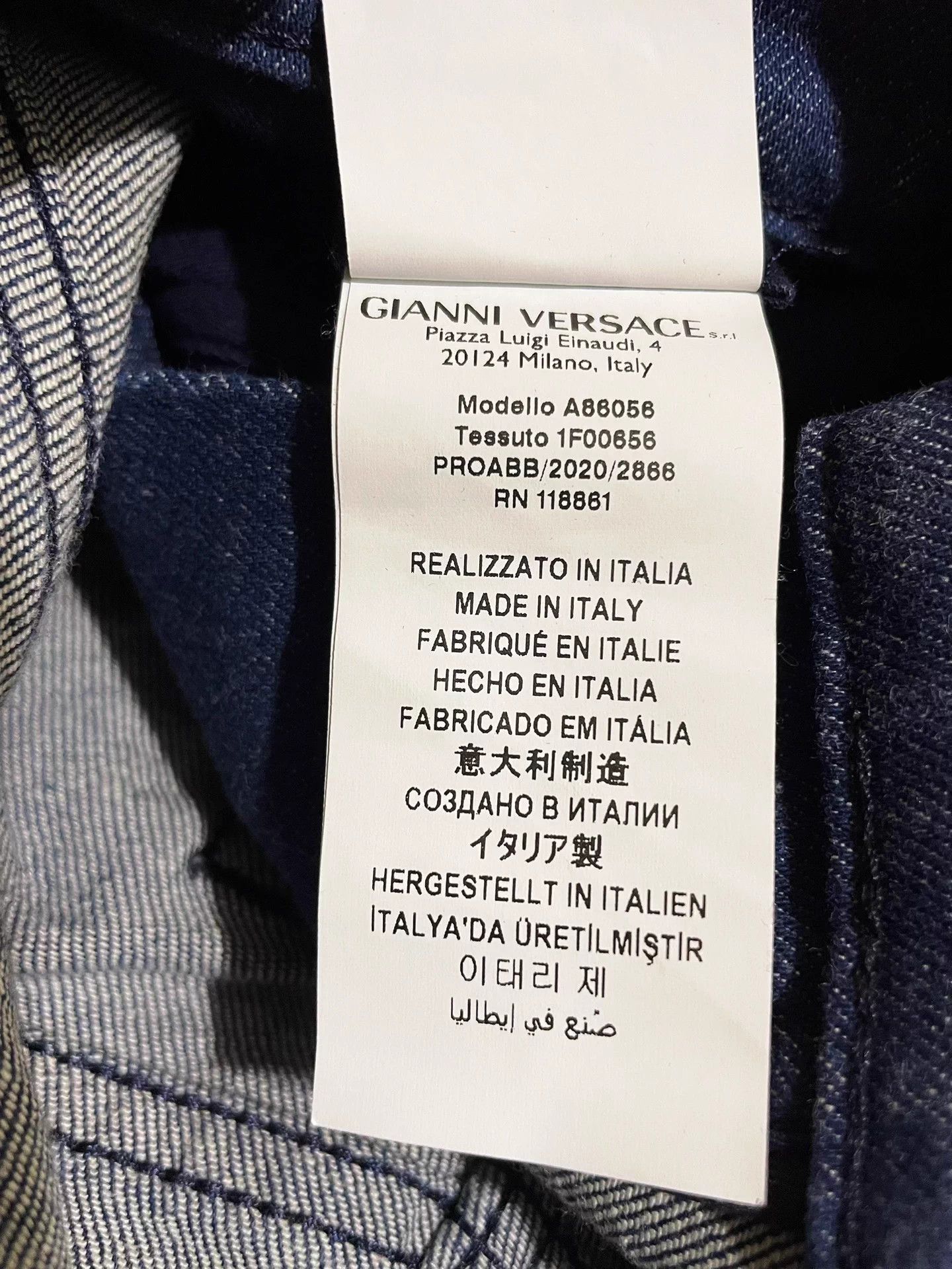 Versace Versace Main Line Limited Poster Whirlpool Jeans Size US 30 / EU 46 - 8 Thumbnail