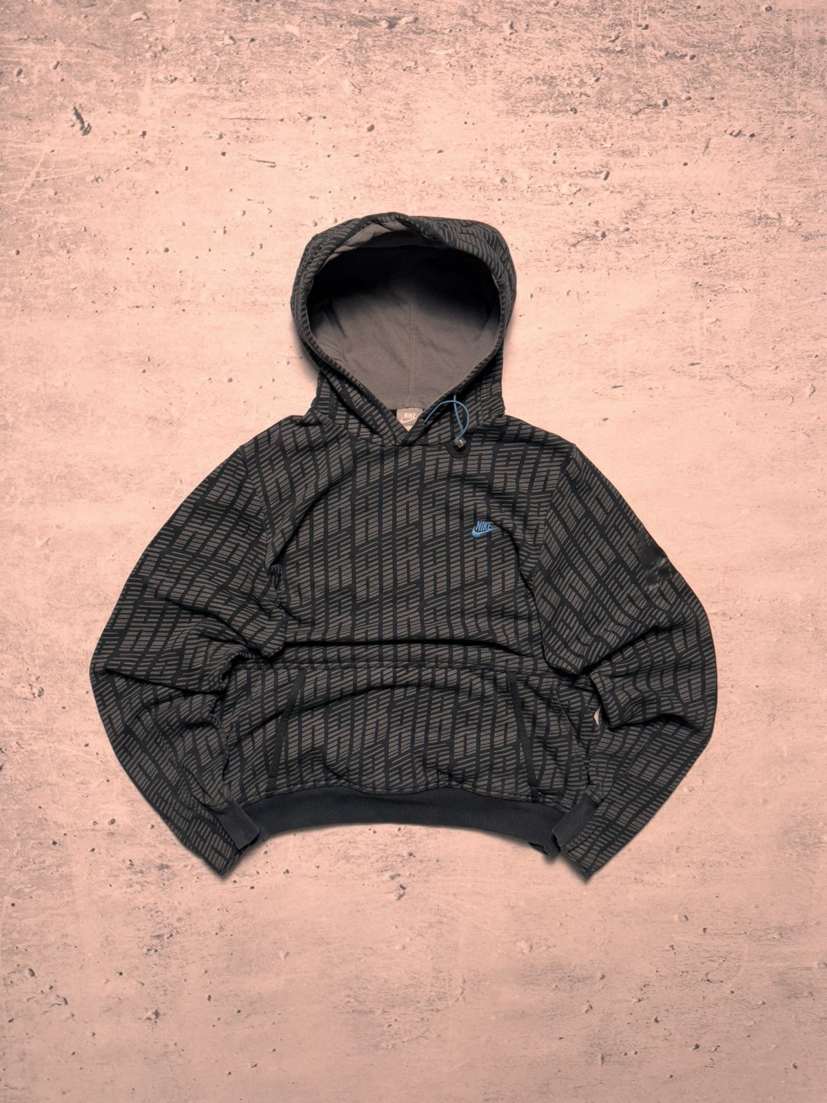 Nike × Vintage NIKE VINTAGE CENTER LOGO OVERSIZE BOXY HOODIE Size US M / EU 48-50 / 2 - 1 Thumbnail
