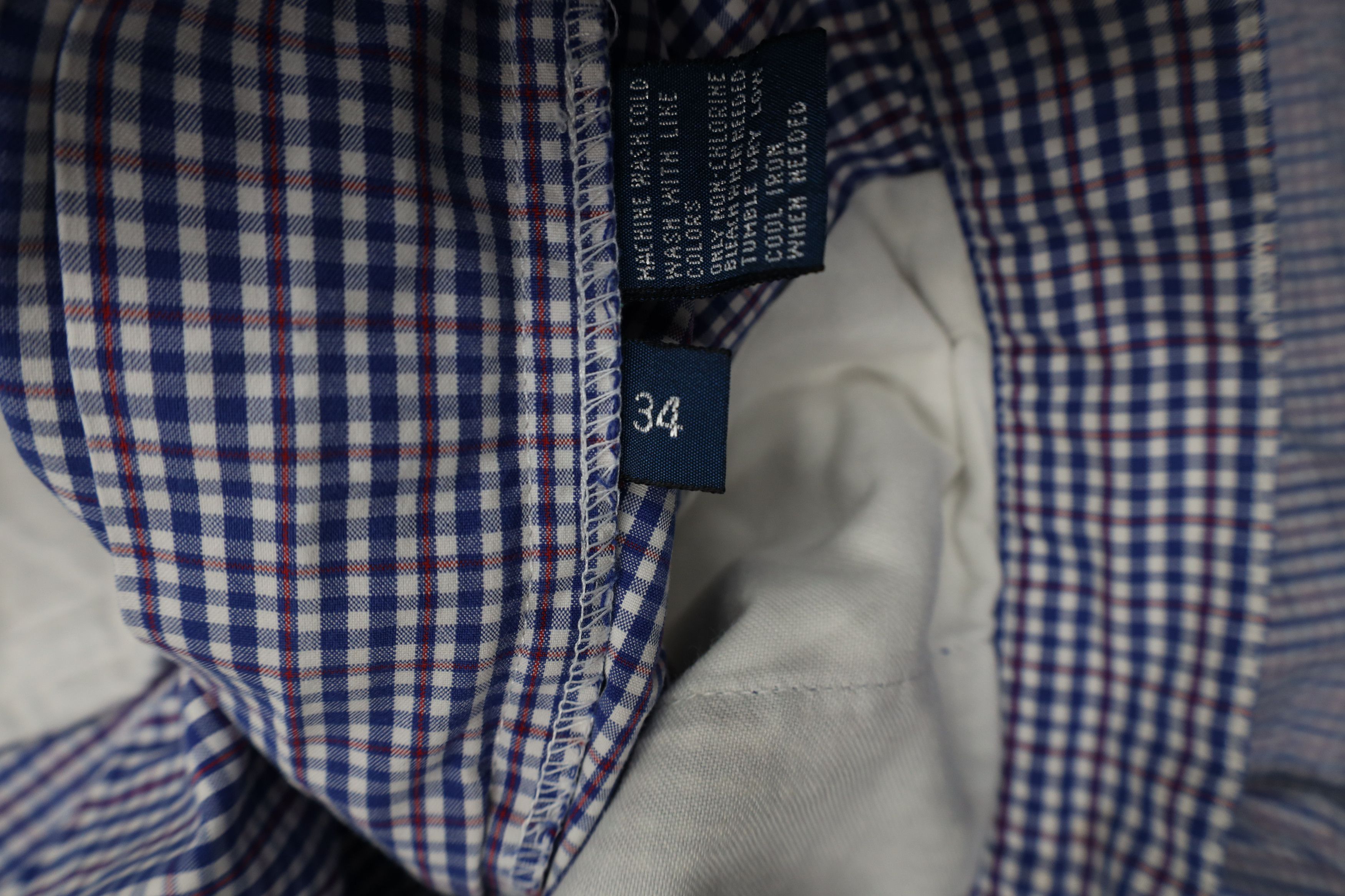 Ralph Lauren Vintage 90s Ralph Lauren Golf Chino Shorts Plaid Cotton Size US 34 / EU 50 - 9 Thumbnail