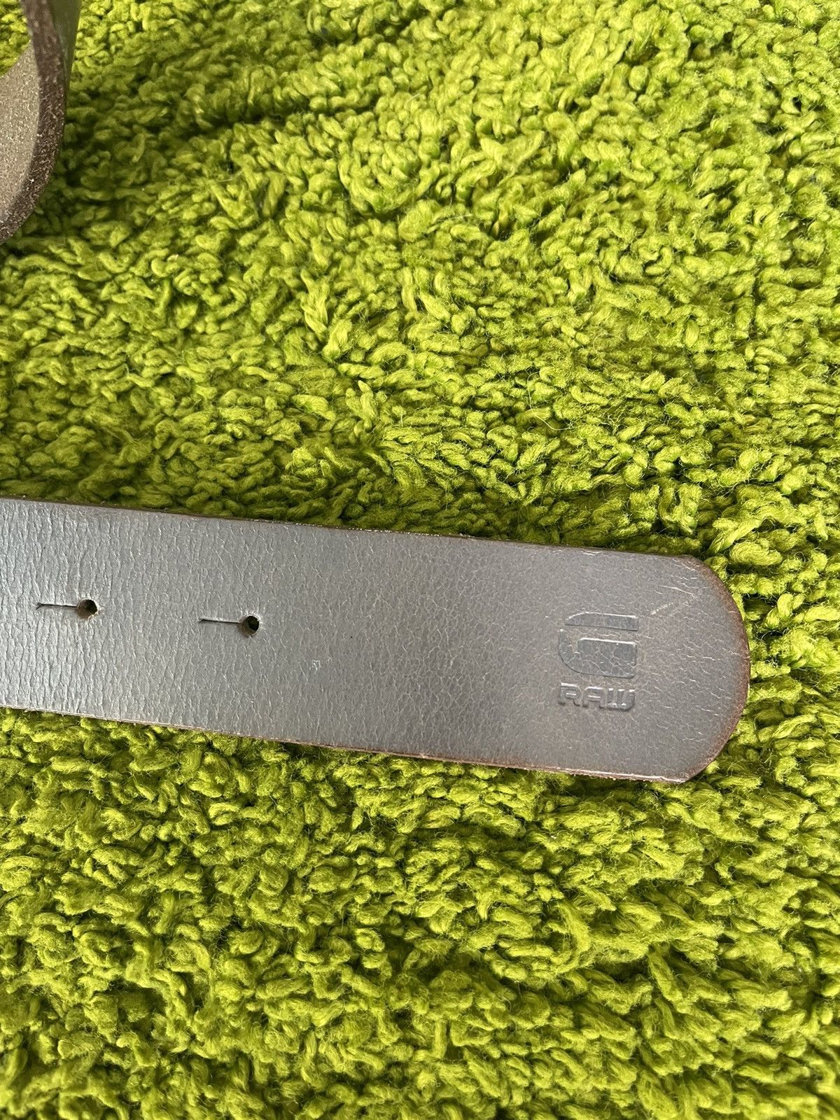 Cowboy Equipment × G-Star G-Star Raw buckle logo real leather western belt Size 34 - 2 Thumbnail